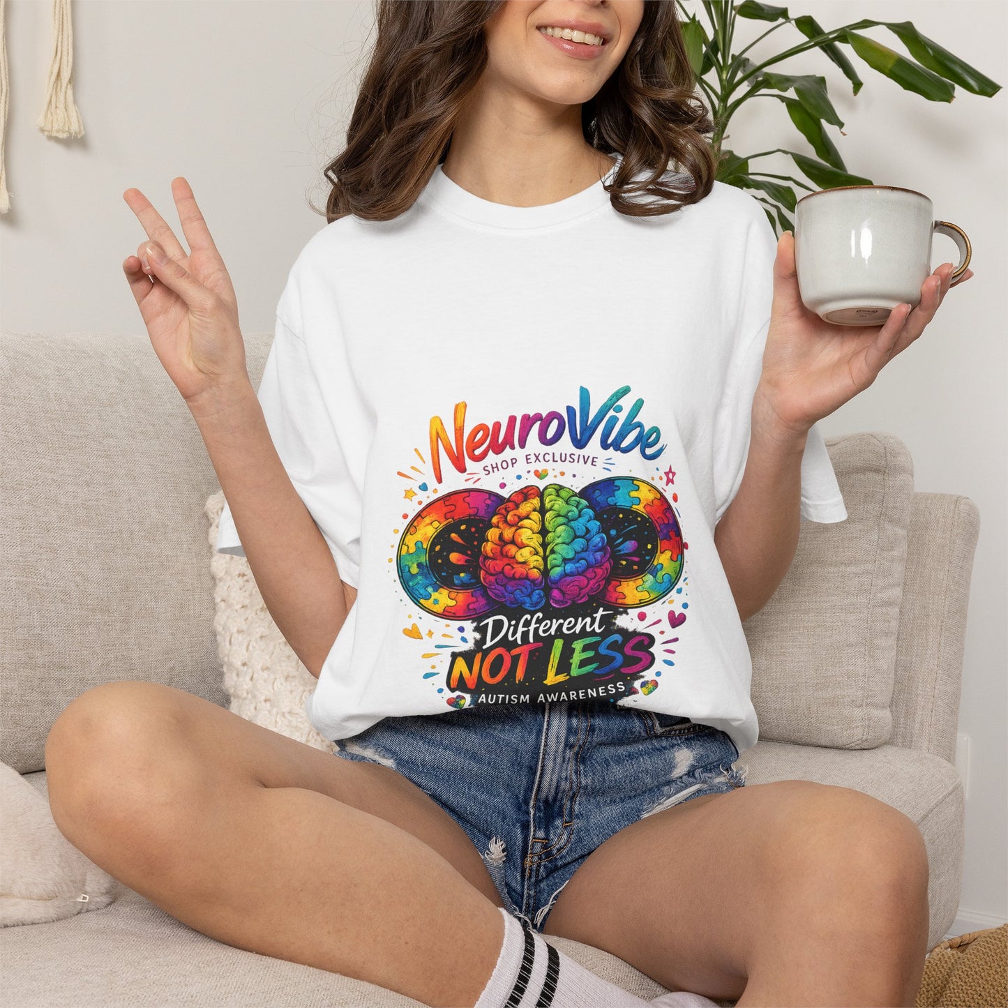Different Not Less Kids Tee đ | NeuroVibe Autism Shirt | NeuroVibe Shopâ˘