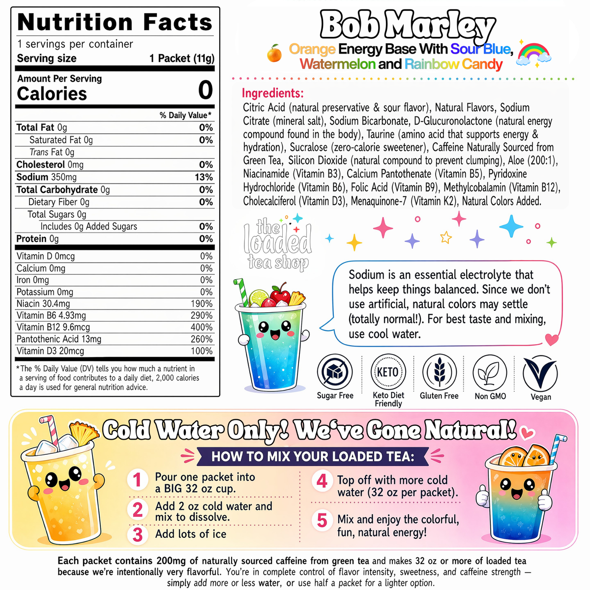🧋 Loaded Tea Shop | Bob Marley Boost