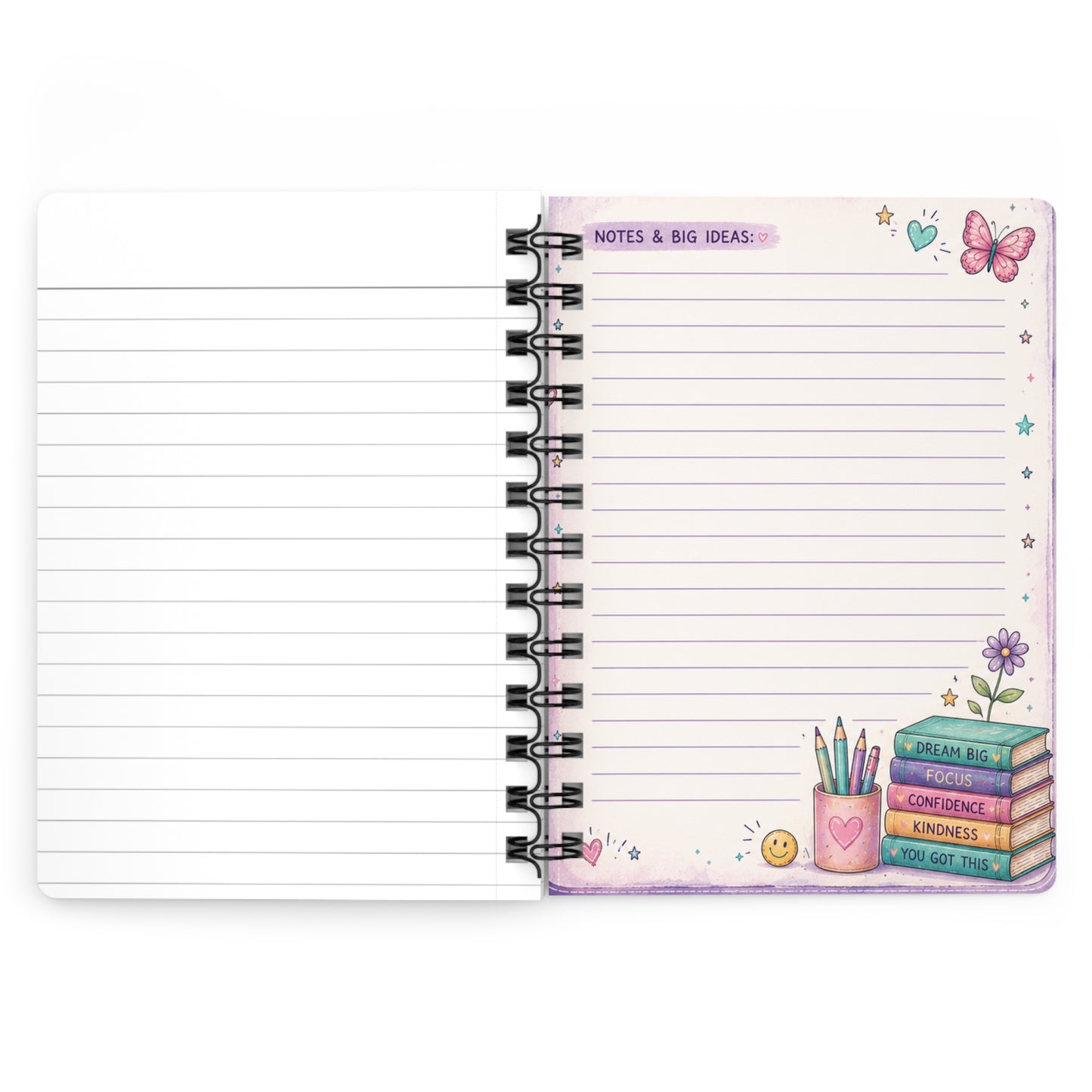 NeuroSpicy School Year Journal | Gratitude & Daily Planner Notebook | Back to School Lined Journal