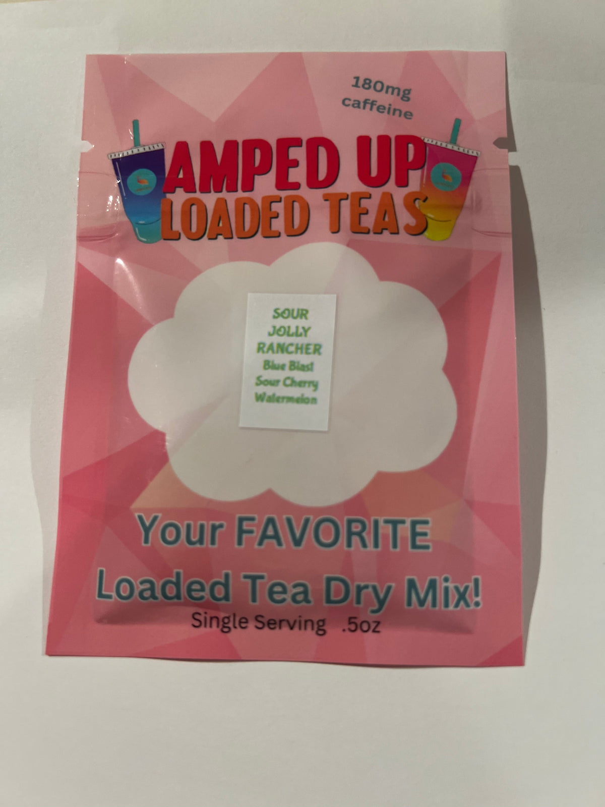 ⚡ Amped Up | Sour Jolly Rancher | Loaded Tea Mix