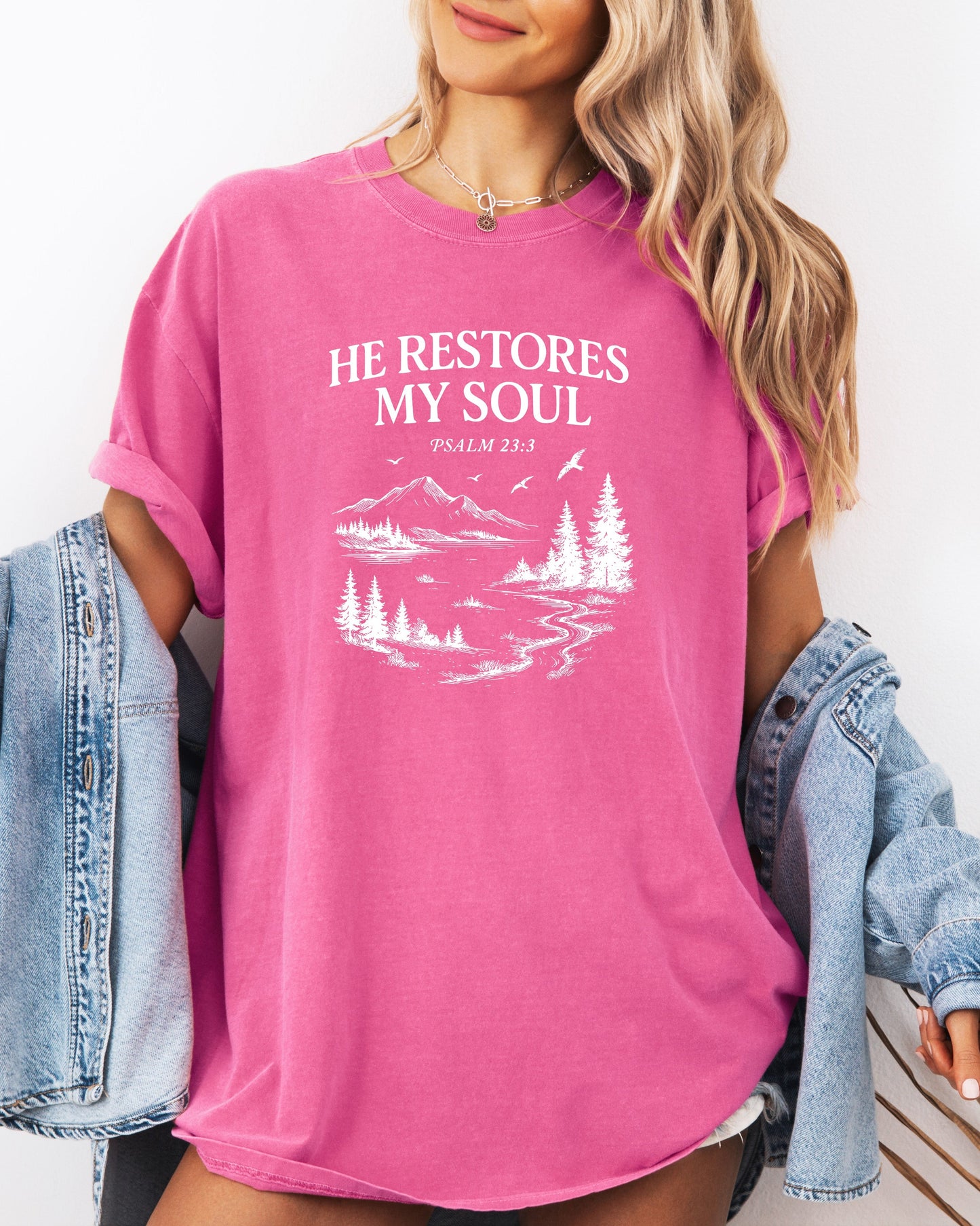 He Restores My Soul Tee ๐ฟ