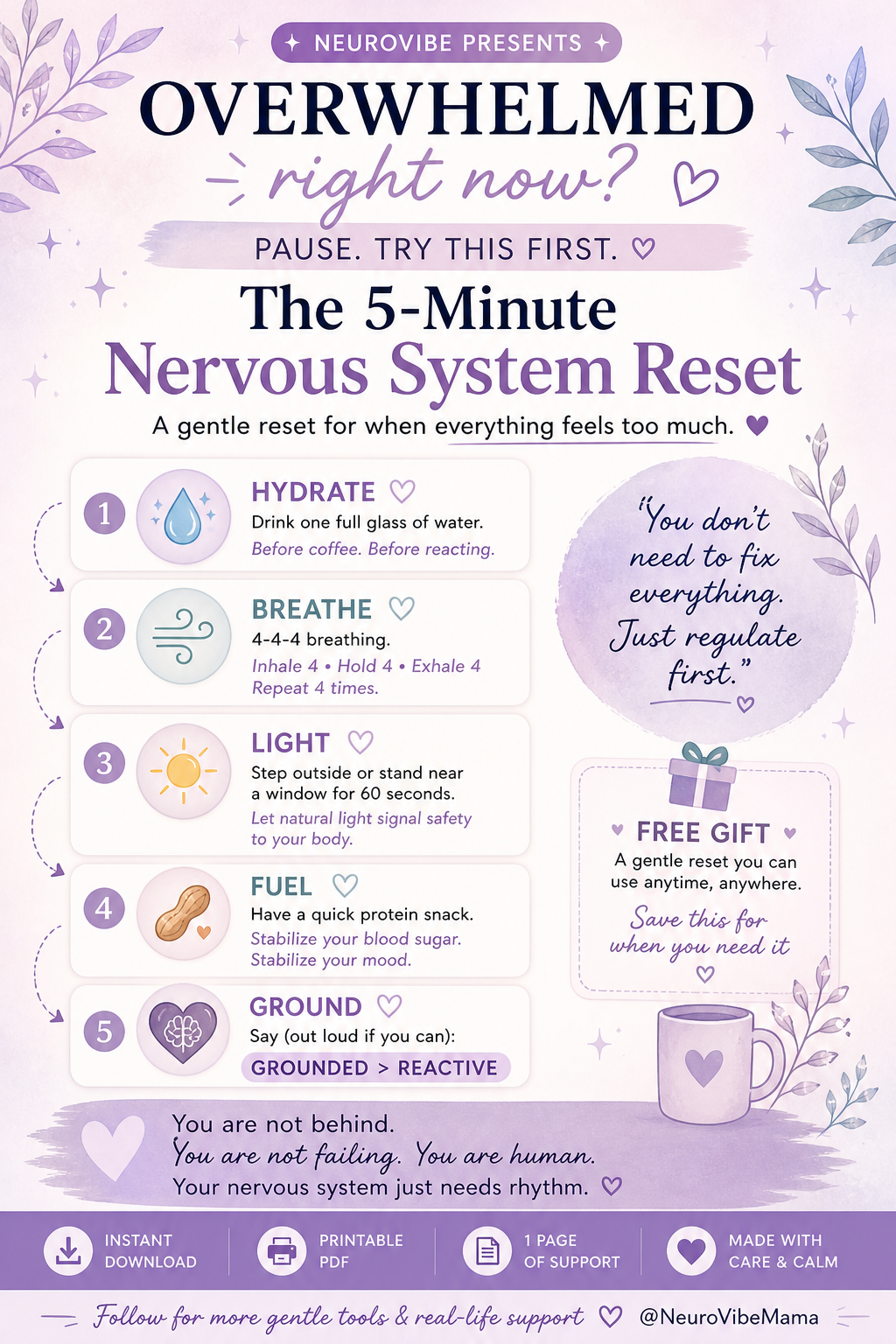 NeuroVibe 5-Minute Reset (Free)