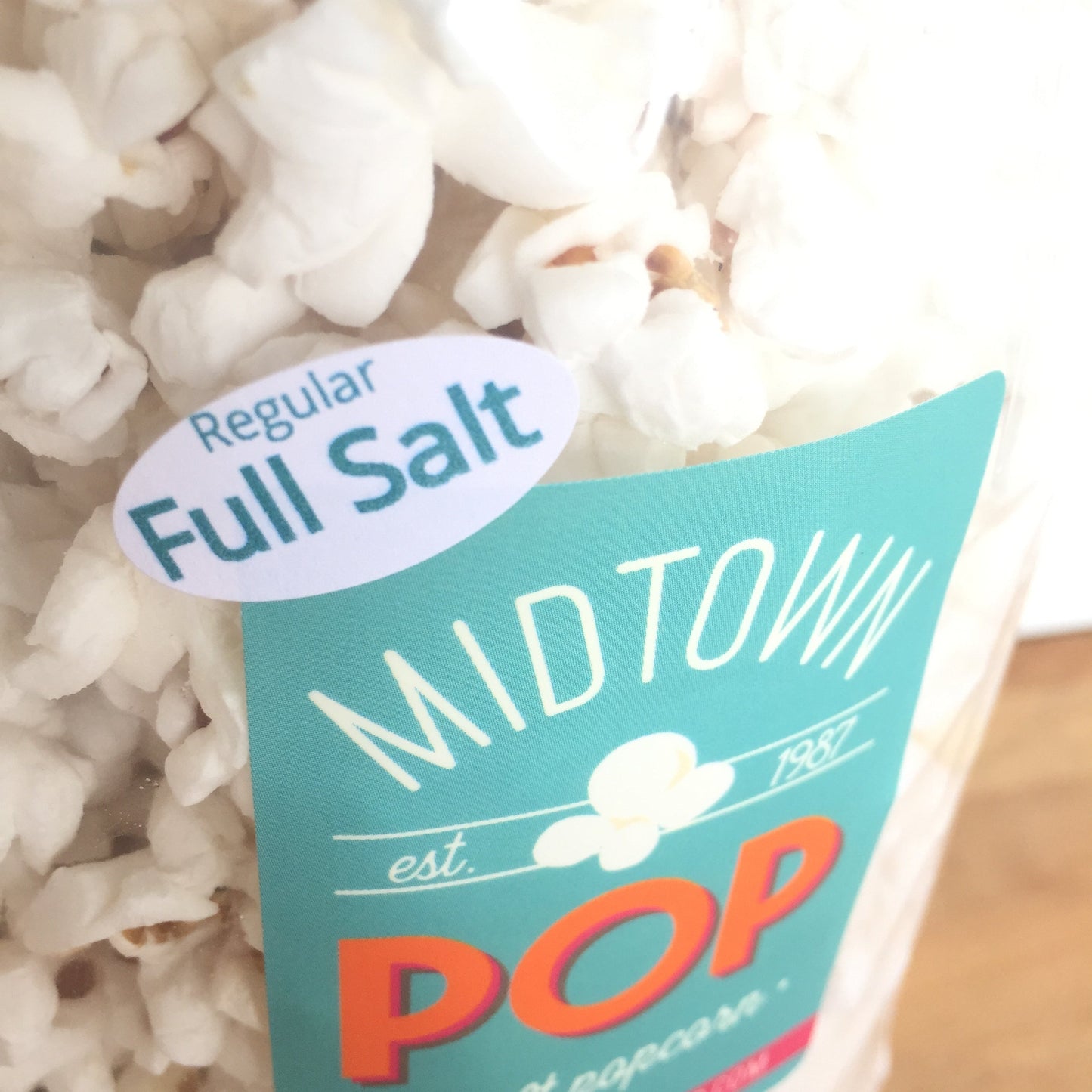 Regular (Full Salt)π§ Gourmet Popcorn