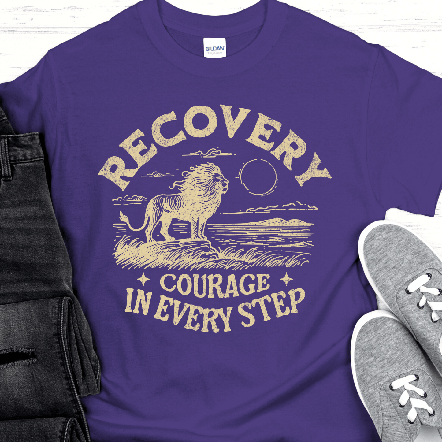 ✨ Courage In Every Step Tee
