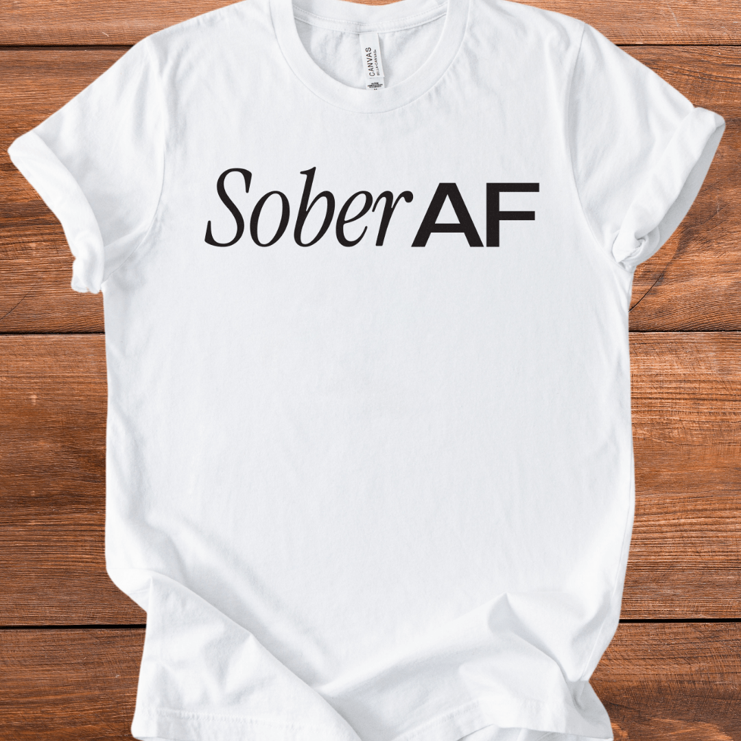 ✨ Sober AF Statement Tee