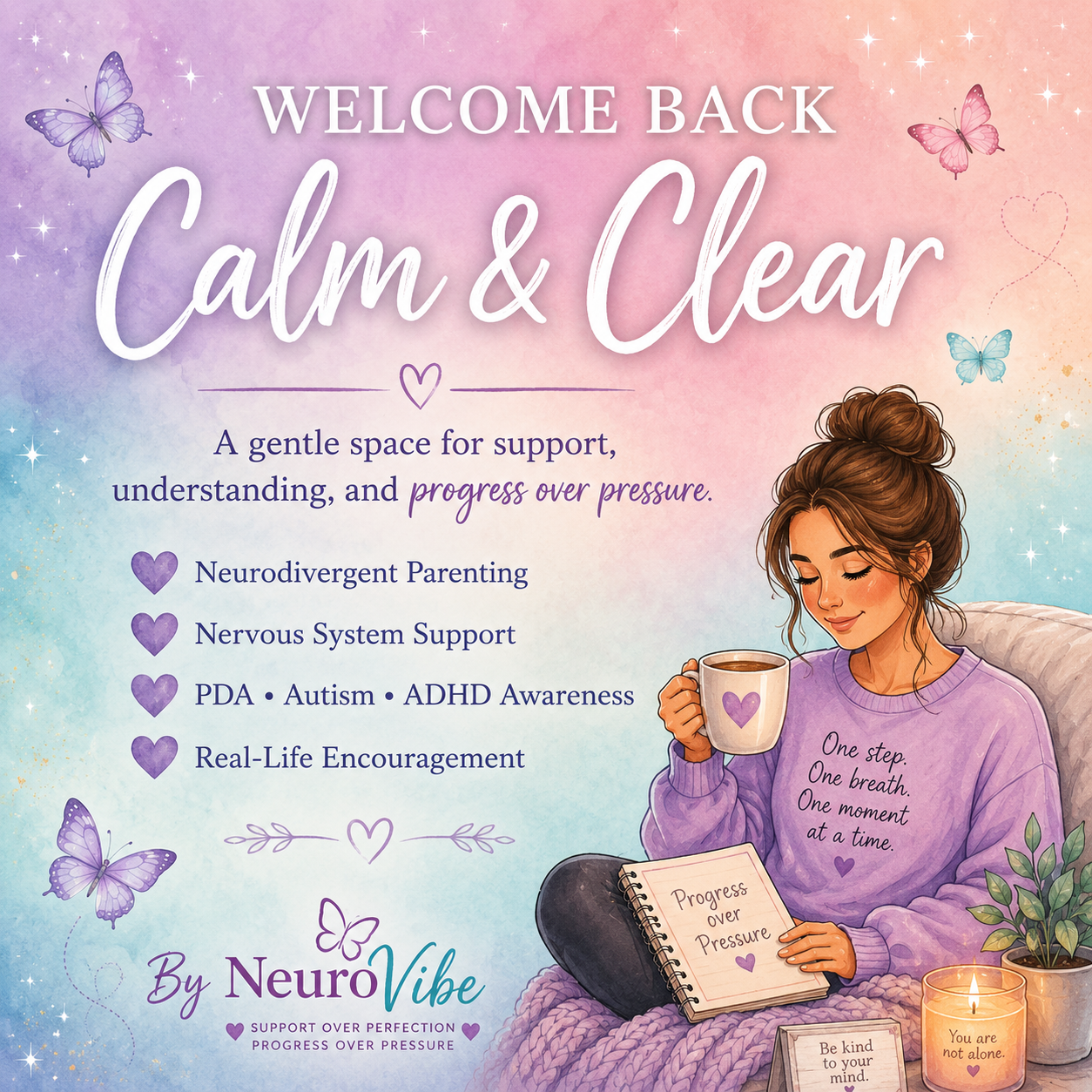 🦋 Welcome Back to Calm & Clear