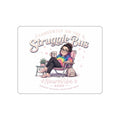 Currently on the Struggle Bus Sticker Beach Chair | Retro Mental Health Decal | NeuroVibe Shop™