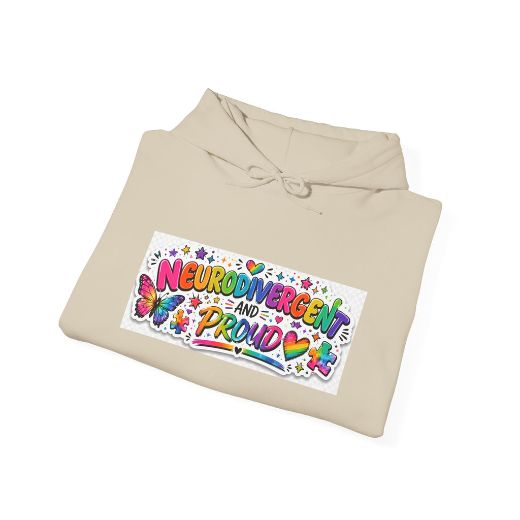 Neurodivergent Proud Hoodie
Neurodivergent Proud Hoodie | Rainbow Neurodiversity Awareness Pullover Sweatshirt