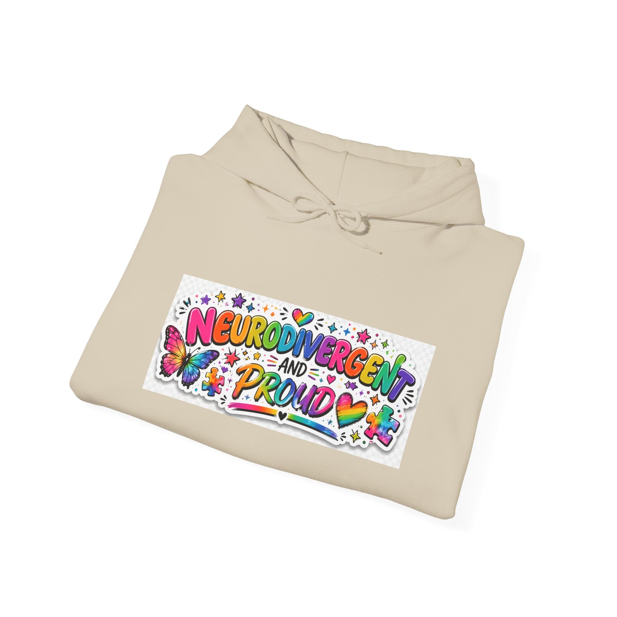 Neurodivergent Proud Hoodie
Neurodivergent Proud Hoodie | Rainbow Neurodiversity Awareness Pullover Sweatshirt
