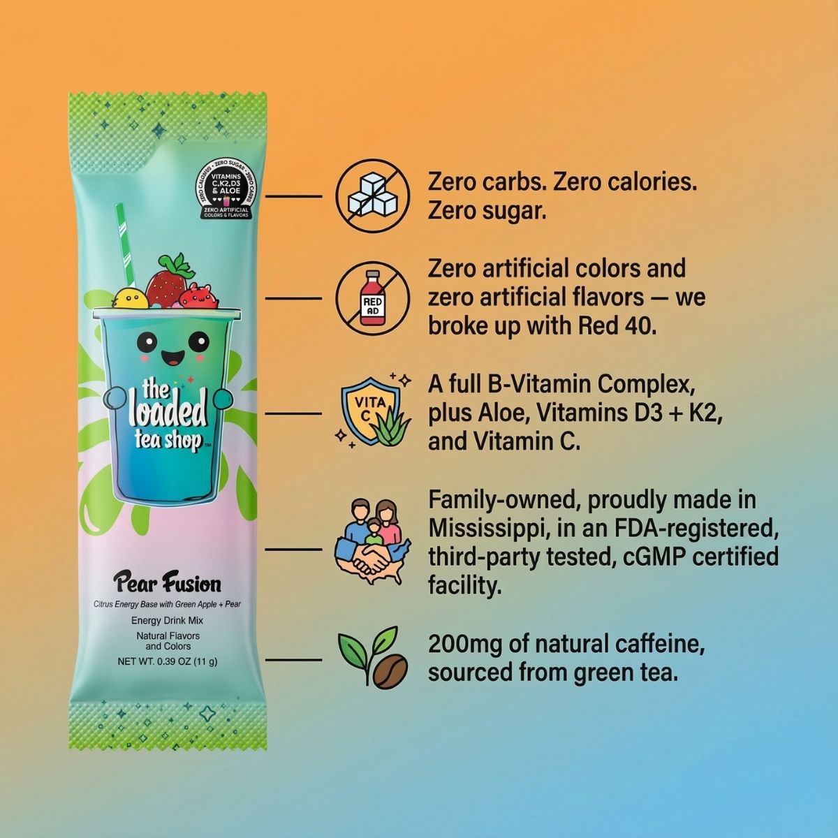 🧋 Loaded Tea Shop | Pear Fusion Boost
