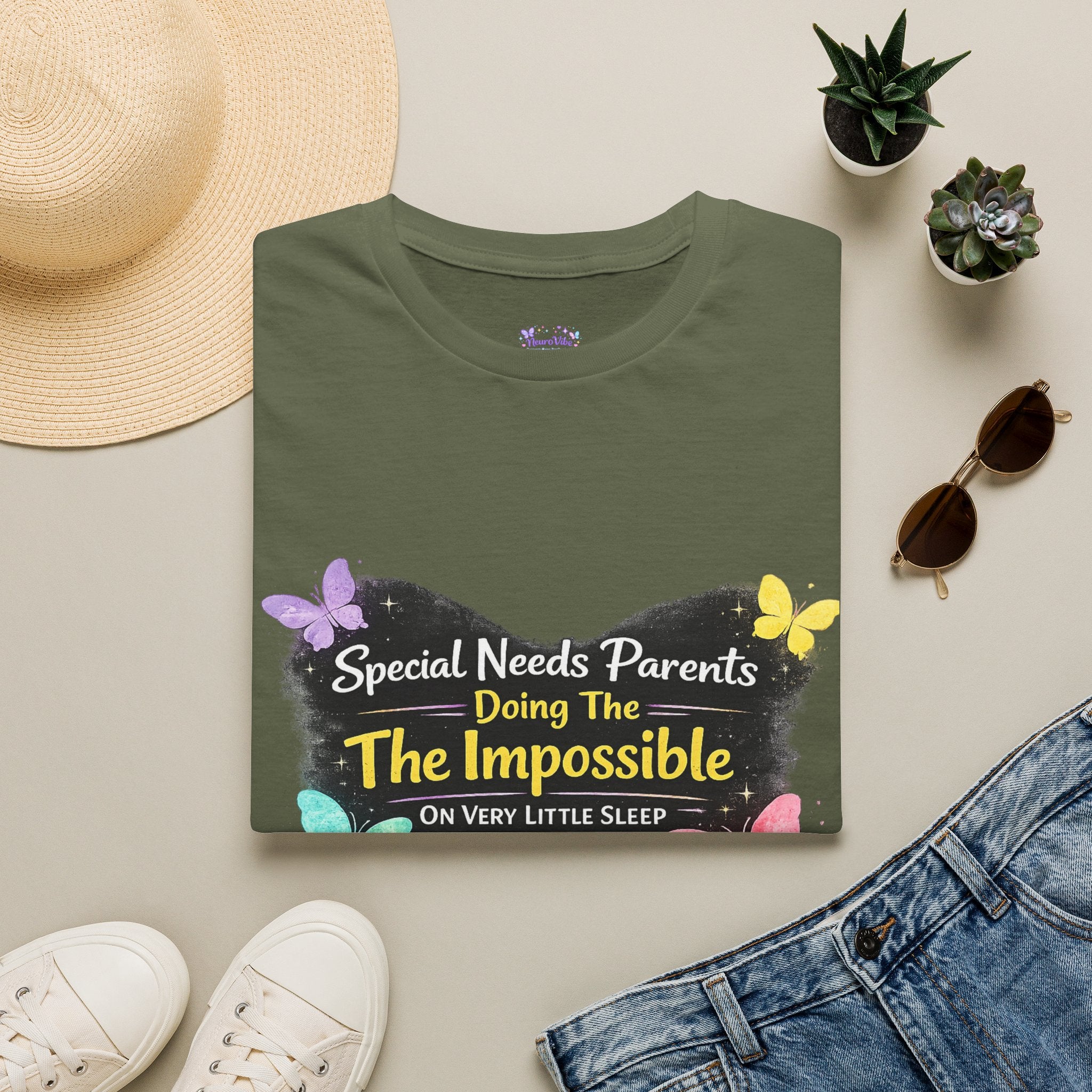 Special Needs Parent Shirt | Doing The Impossible On Very Little Sleep Tee | Autism ADHD Parent Support Shirt