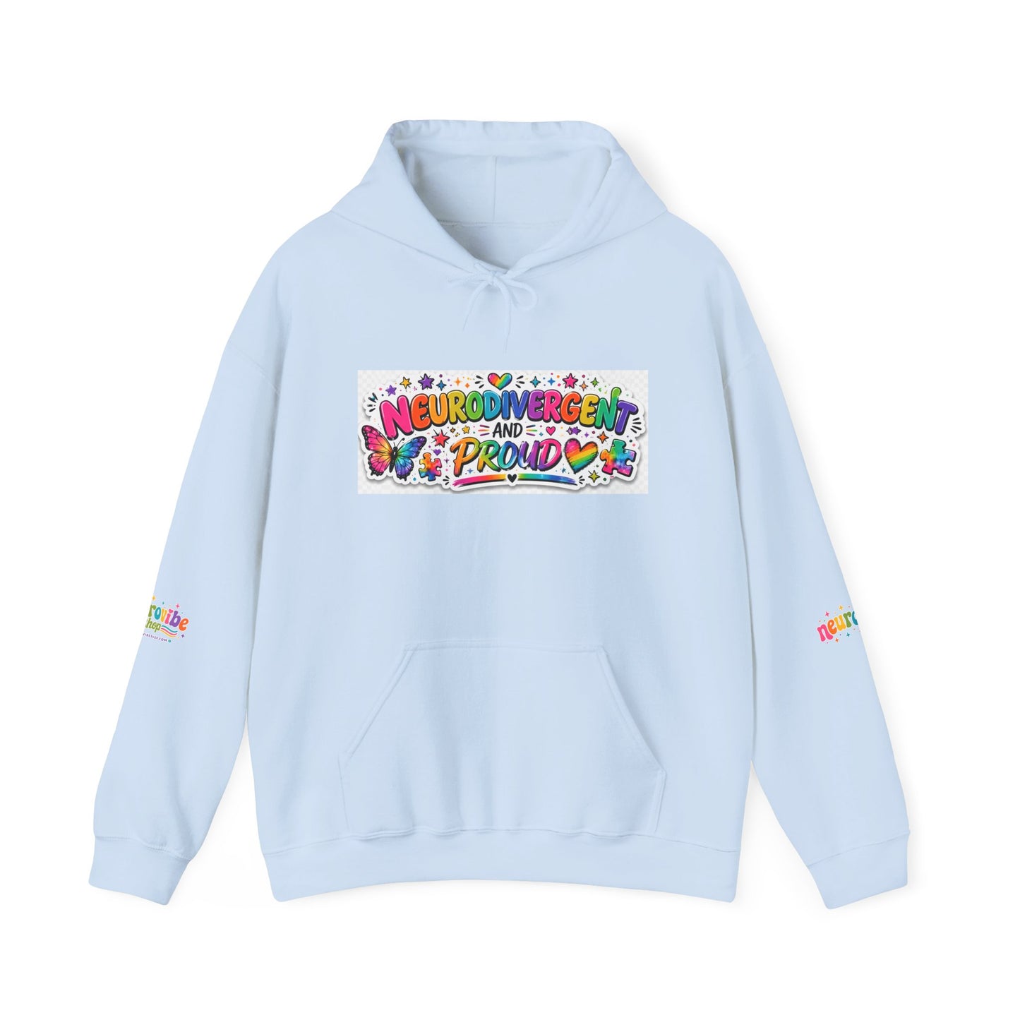 Neurodivergent Proud Hoodie
Neurodivergent Proud Hoodie | Rainbow Neurodiversity Awareness Pullover Sweatshirt