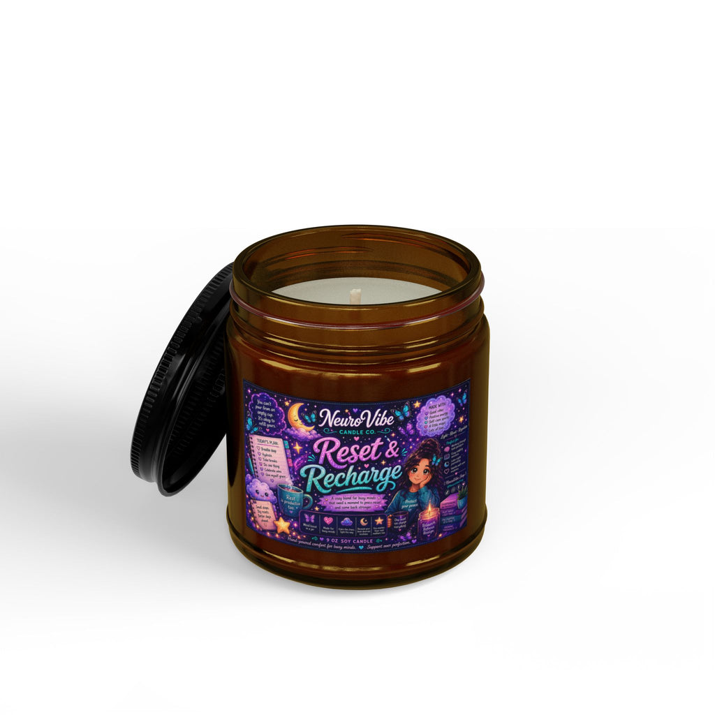 Reset & Recharge Soy Candle — Scented Jar Candle (4oz & 9oz)
