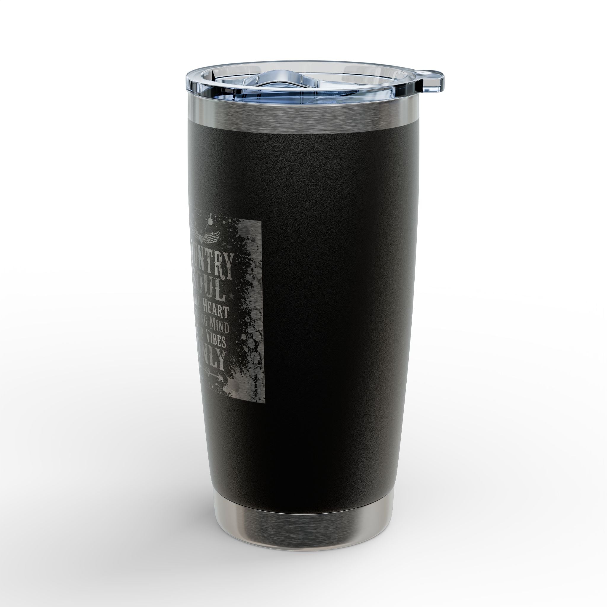 20oz Wild Heart Strong Mind Engraved Tumbler ✨ | Country Soul Cup | NeuroVibe Shop™