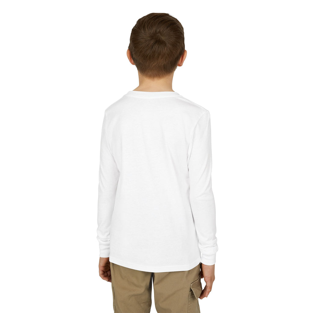 Cute Owl Youth Long Sleeve Shirt | Moon & Stars Night Owl Kids Graphic Tee | NeuroVibe Shop™