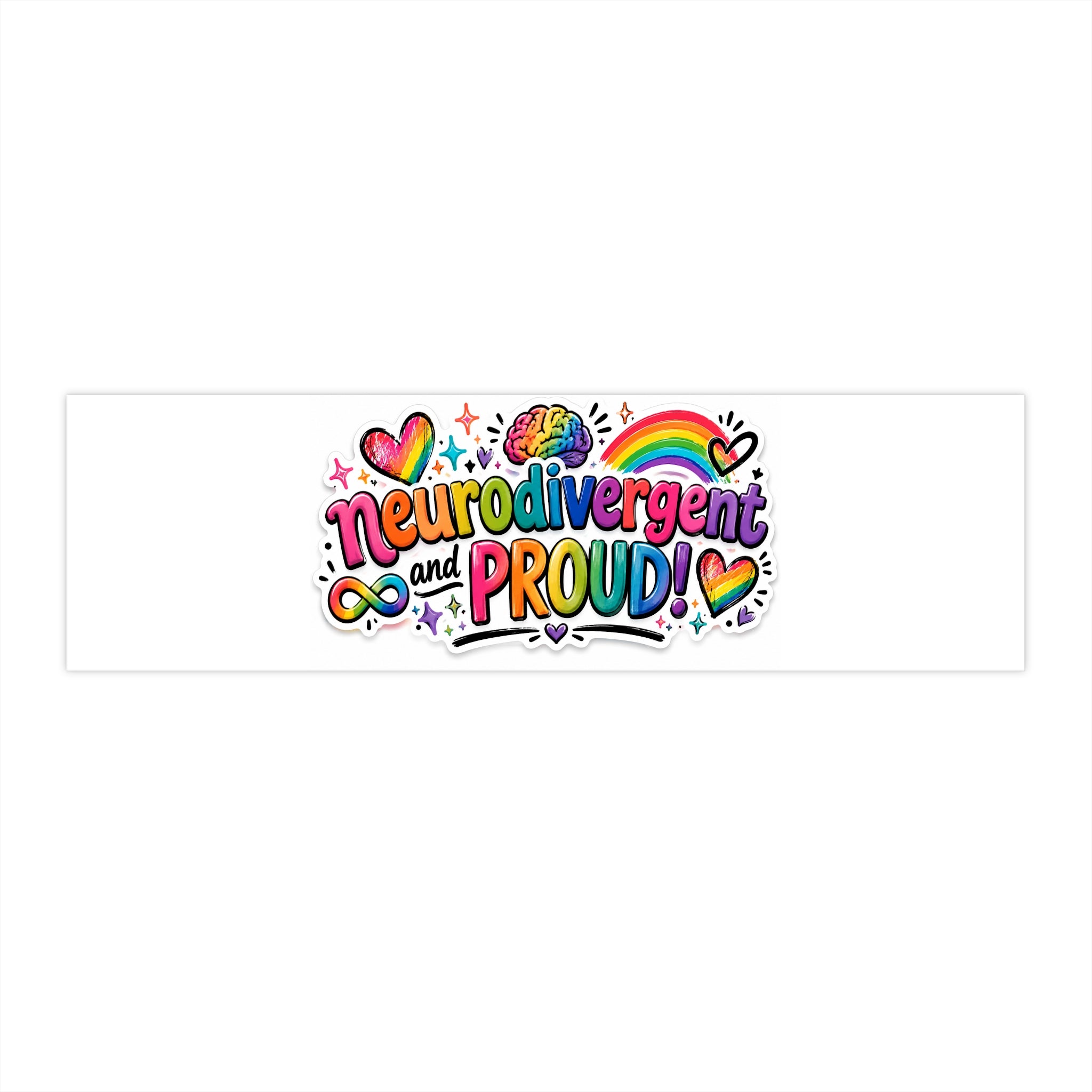 Bumper Stickers (Collection)
Neurodiversity Bumper Stickers | Autism, ADHD & Neurospicy Pride Car Decals