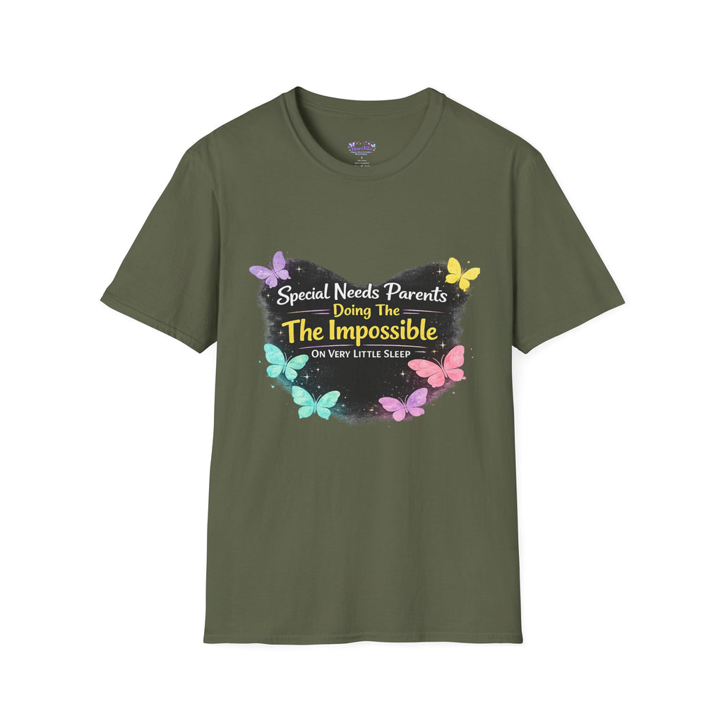 Special Needs Parent Shirt | Doing The Impossible On Very Little Sleep Tee | Autism ADHD Parent Support Shirt