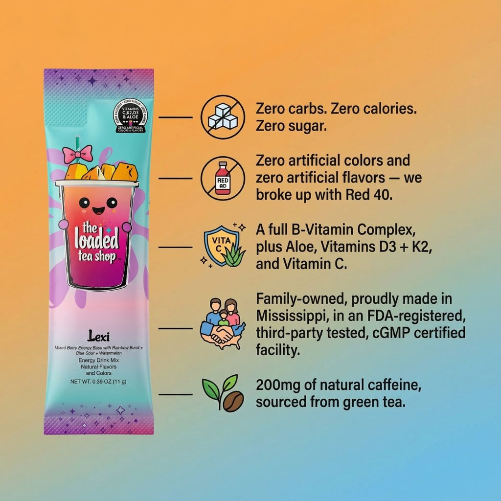 🧋 Loaded Tea Shop | 
Lexi Boost