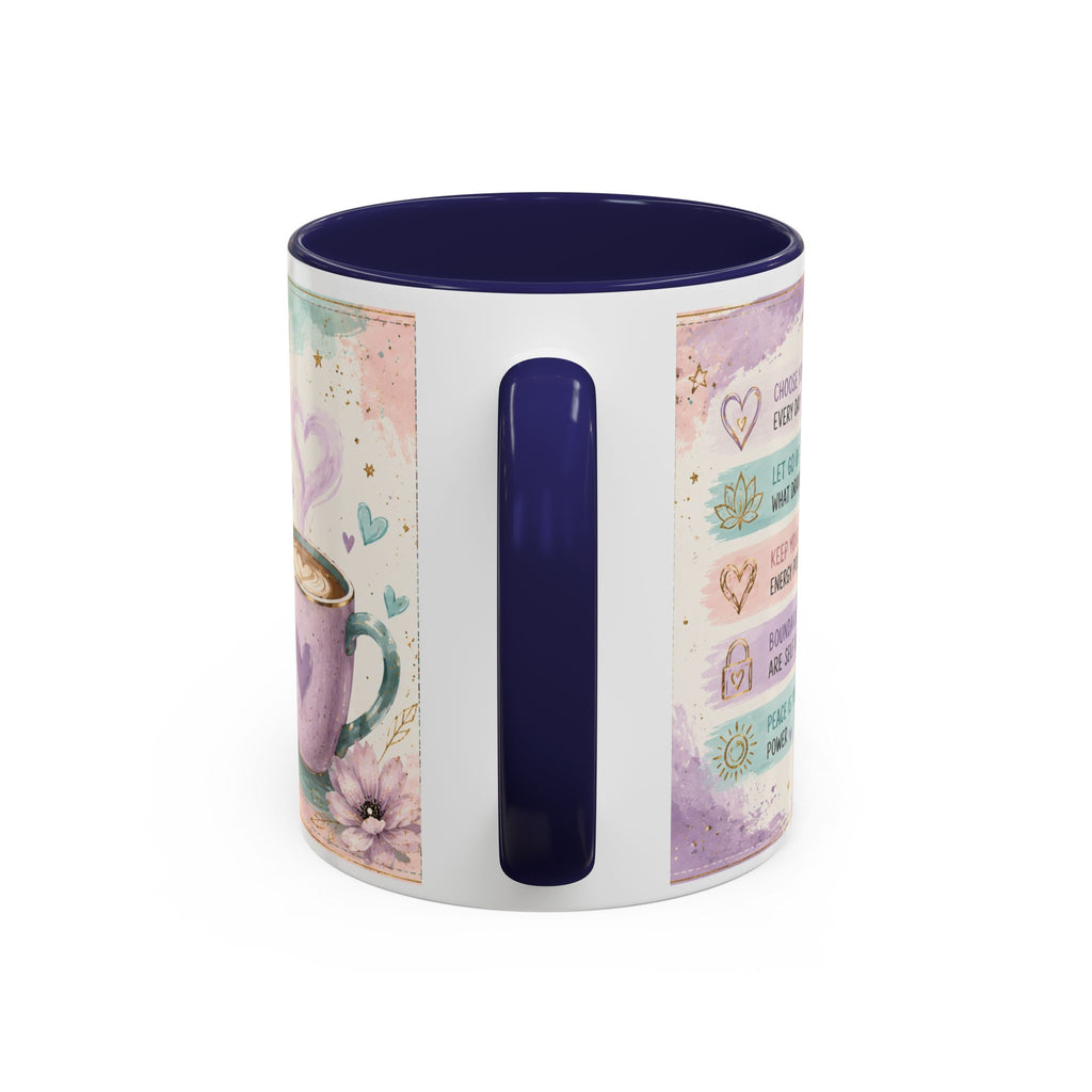 Protect Your Peace Mug ✨ | Pastel Self-Care Coffee Cup | NeuroVibe Shop™