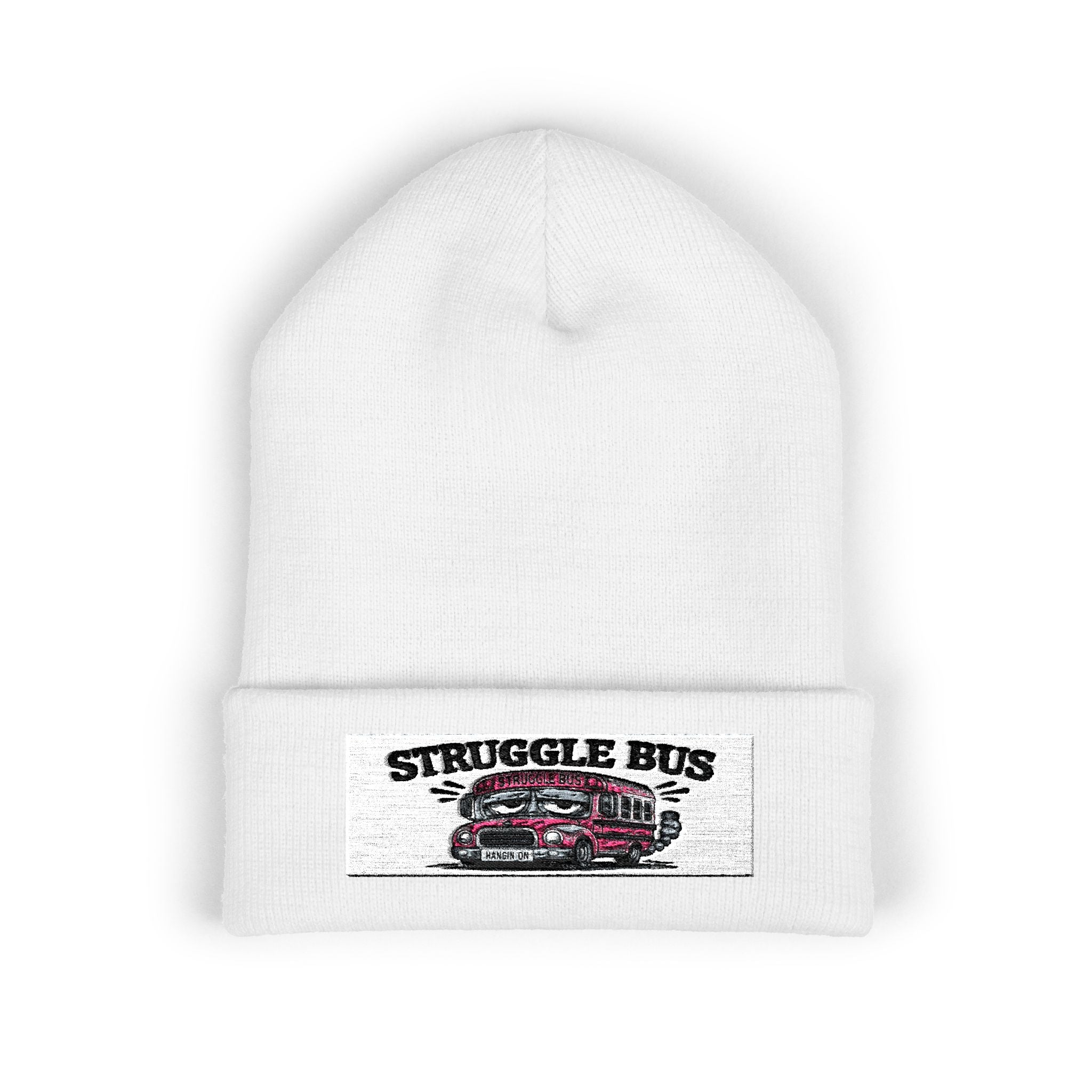 Currently on the Struggle Bus Beanie 🚌 | Cozy Embroidered Knit Hat | NeuroVibe Shop™
