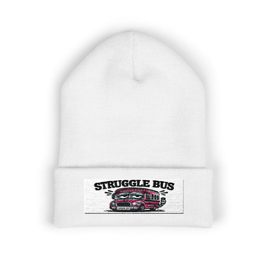 Currently on the Struggle Bus Beanie 🚌 | Cozy Embroidered Knit Hat | NeuroVibe Shop™