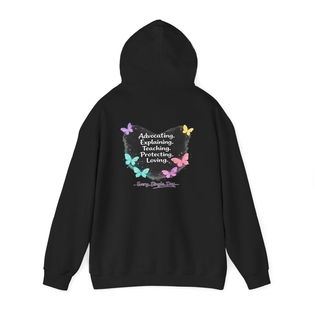 Special Needs Parent Hoodie, Doing The Impossible On Very Little Sleep Tee, Autism Mom Gift, ADHD Parent Hoodie, Advocate Hoodie