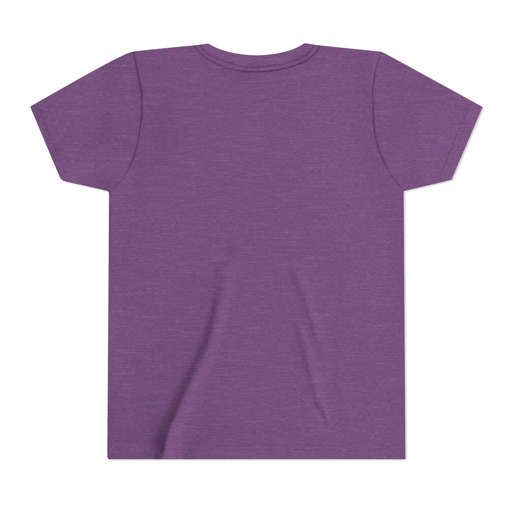 Youth Radiate Positive T-Shirt – Purple & Teal Retro Sunshine Inspirational Graphic Tee | Good Vibes Everyday Boho Floral Shirt | Motivational Mental Health Apparel