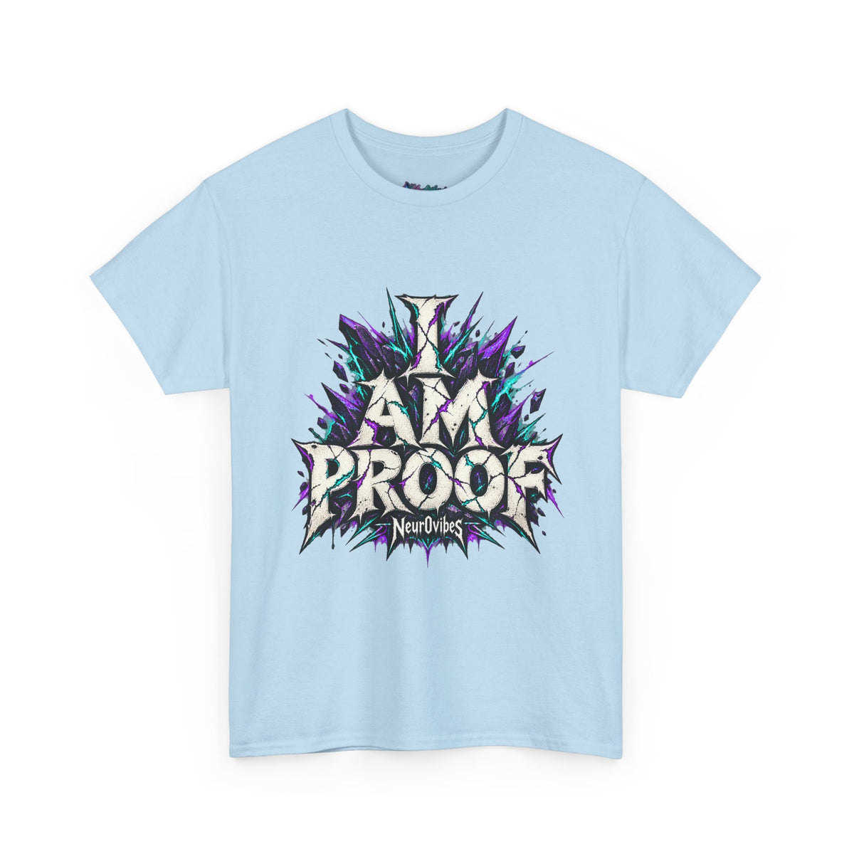 I Am Proof Band Tee | Neur0vibes Alternative Rock Shirt
