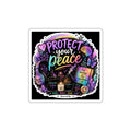 Protect Your Peace Sticker ✨ | Positive Vibes Vinyl Decal | NeuroVibe Shop™