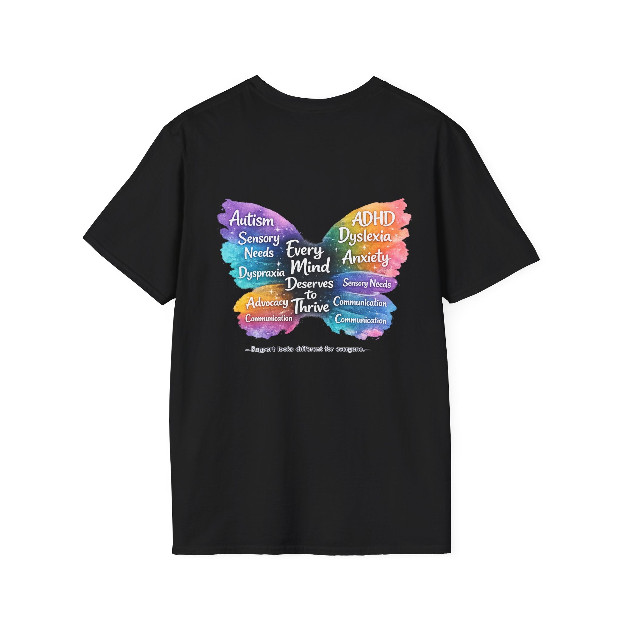 Different Needs Same Worth Shirt | Special Needs Awareness Tee | Neurodiversity Acceptance Butterfly T-Shirt
