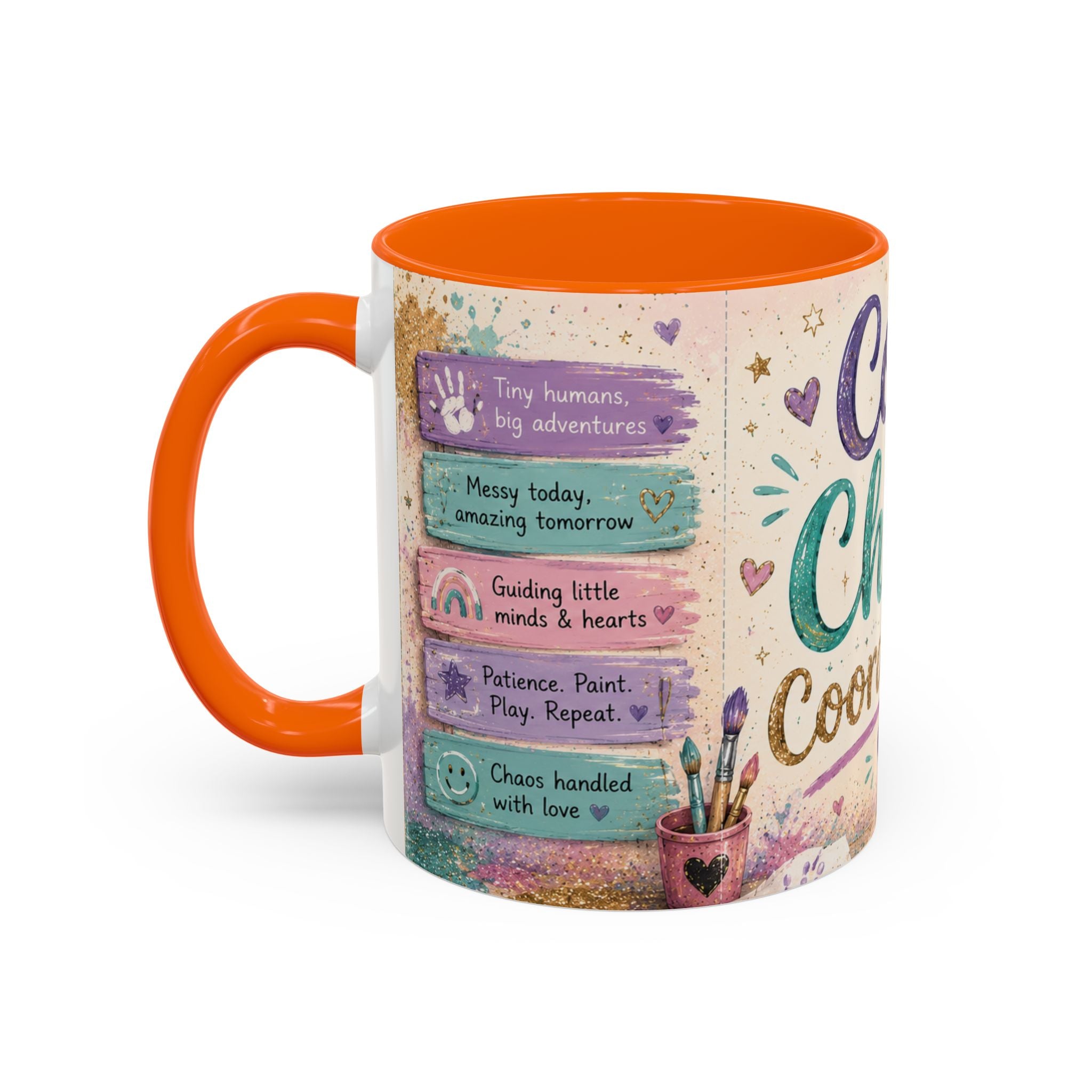 Cozy Chaos Coordinator Mug 🎨 | Daycare Teacher Coffee Cup | NeuroVibe Shop™
