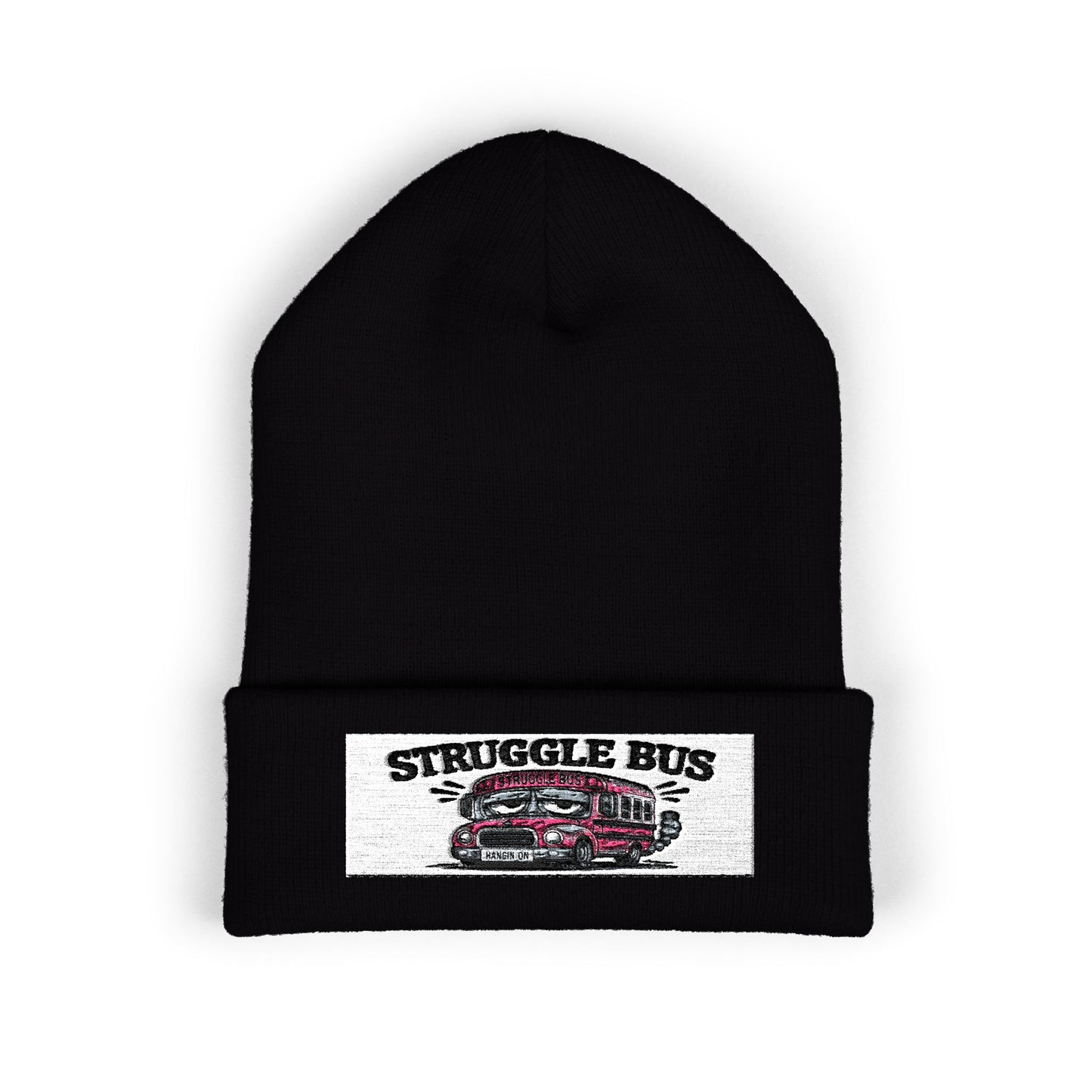 Currently on the Struggle Bus Beanie 🚌 | Cozy Embroidered Knit Hat | NeuroVibe Shop™