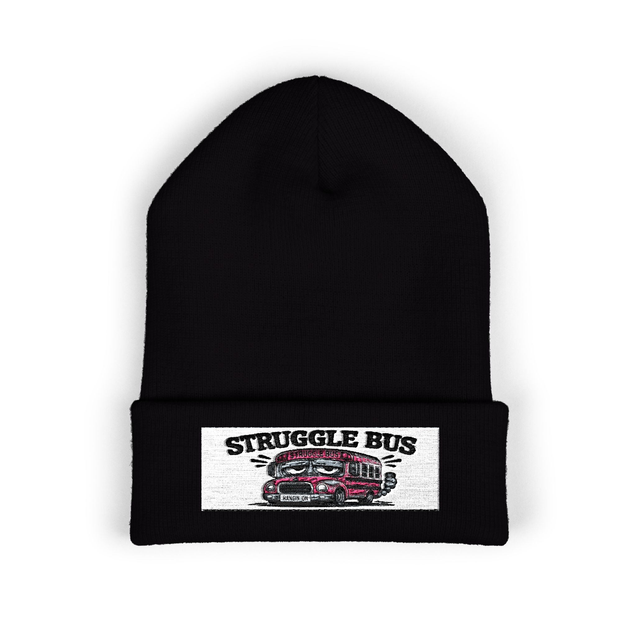 Currently on the Struggle Bus Beanie 🚌 | Cozy Embroidered Knit Hat | NeuroVibe Shop™