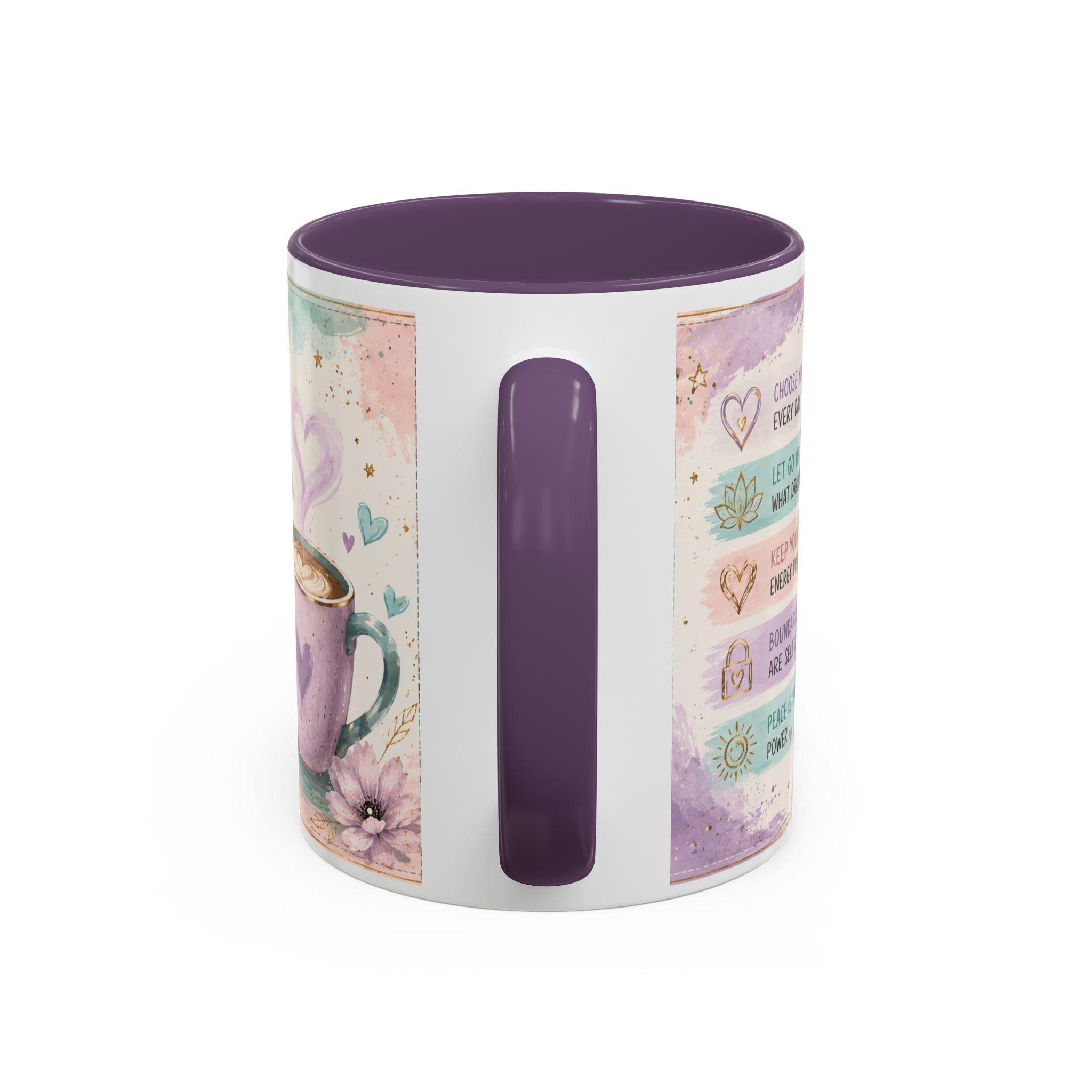 Protect Your Peace Mug ✨ | Pastel Self-Care Coffee Cup | NeuroVibe Shop™