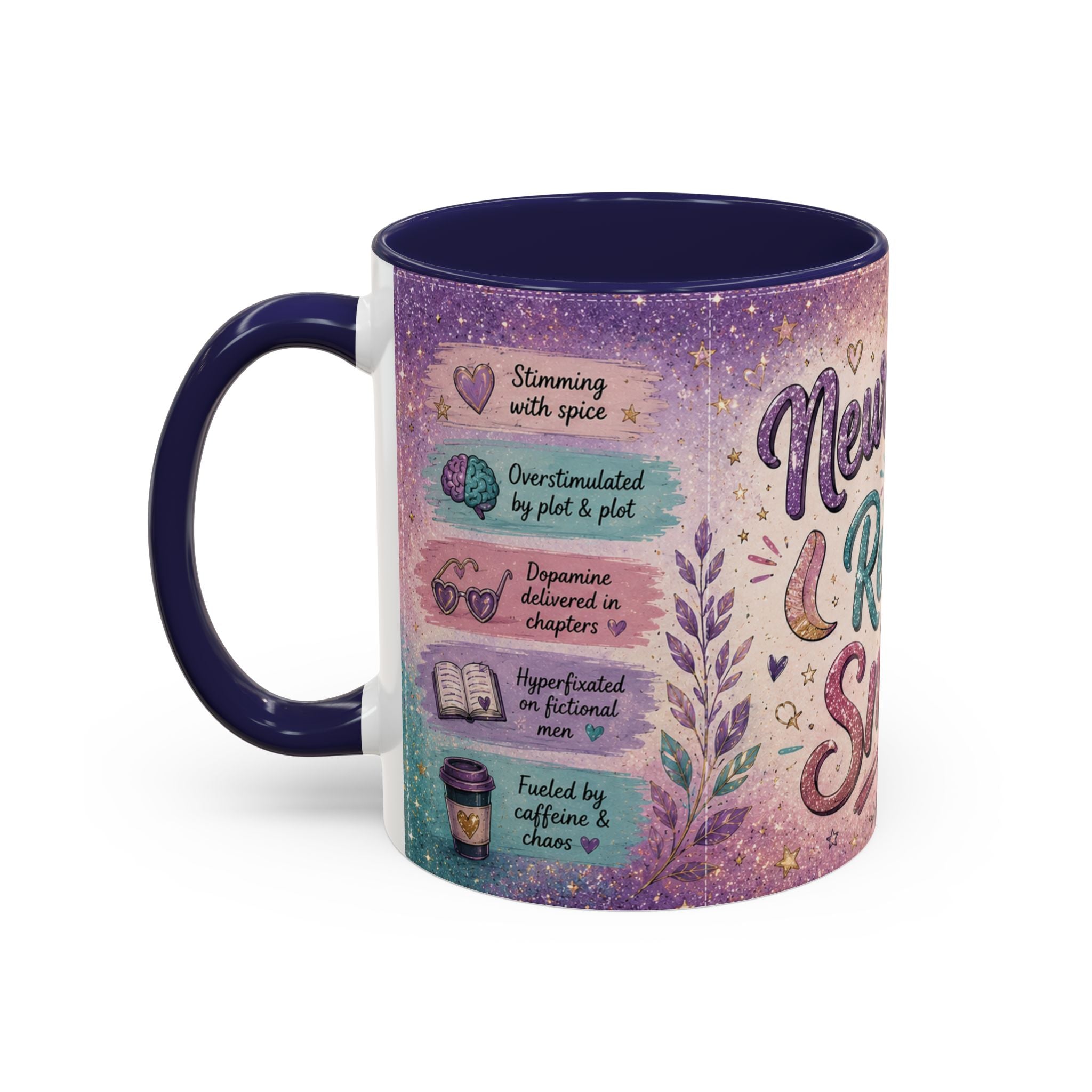 Neurospicy & Reading Smut Mug 📚 | Cozy Booktok Coffee Cup | NeuroVibe Shop™