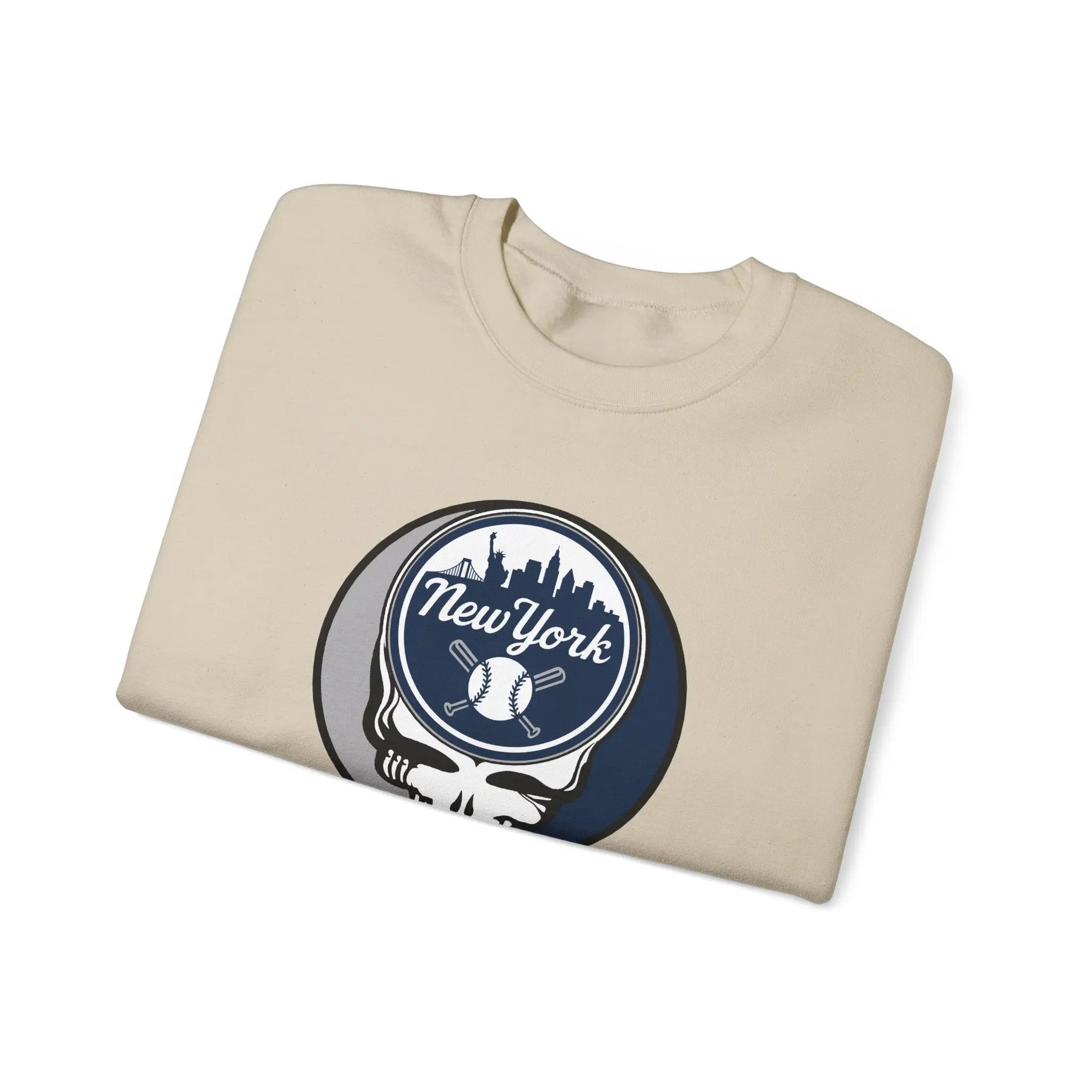 New York Yankees Original Stealie Grateful Dead Crewneck Grateful Dead Sweatshirt