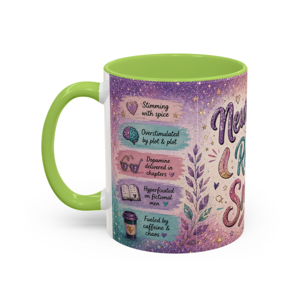 Neurospicy & Reading Smut Mug 📚 | Cozy Booktok Coffee Cup | NeuroVibe Shop™