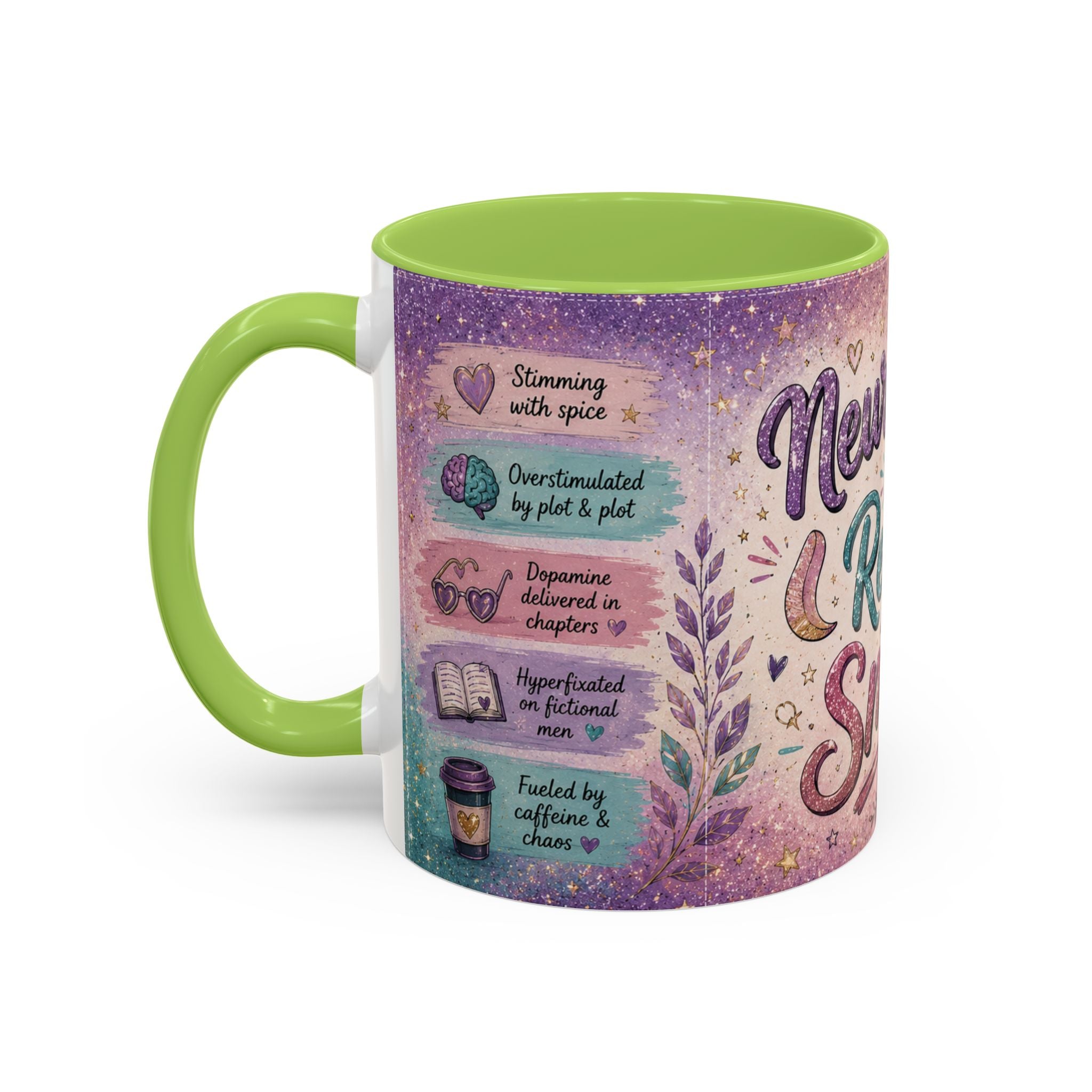 Neurospicy & Reading Smut Mug 📚 | Cozy Booktok Coffee Cup | NeuroVibe Shop™