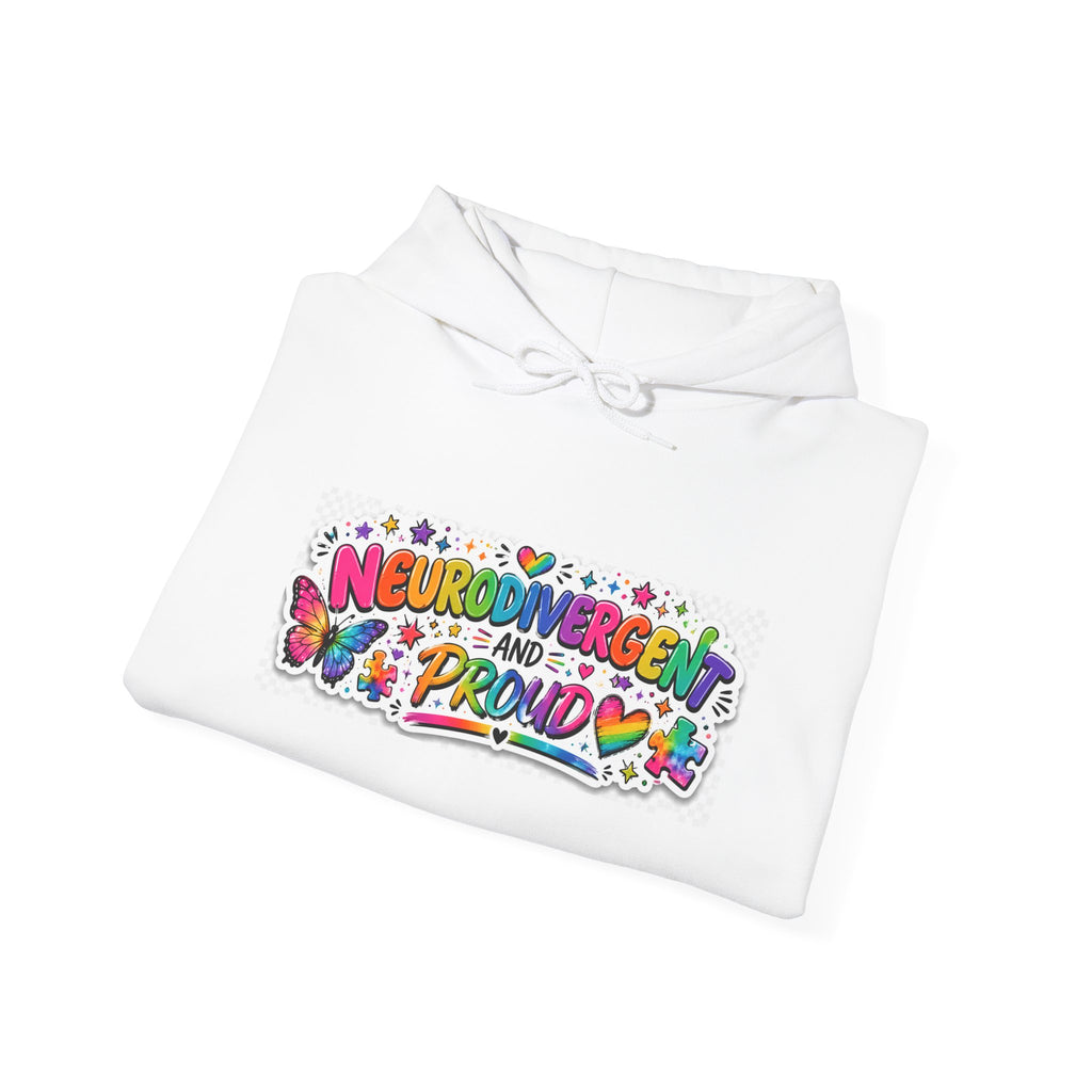 Neurodivergent Proud Hoodie
Neurodivergent Proud Hoodie | Rainbow Neurodiversity Awareness Pullover Sweatshirt