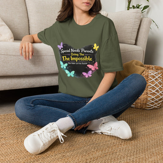 Special Needs Parent Shirt | Doing The Impossible On Very Little Sleep Tee | Autism ADHD Parent Support Shirt
