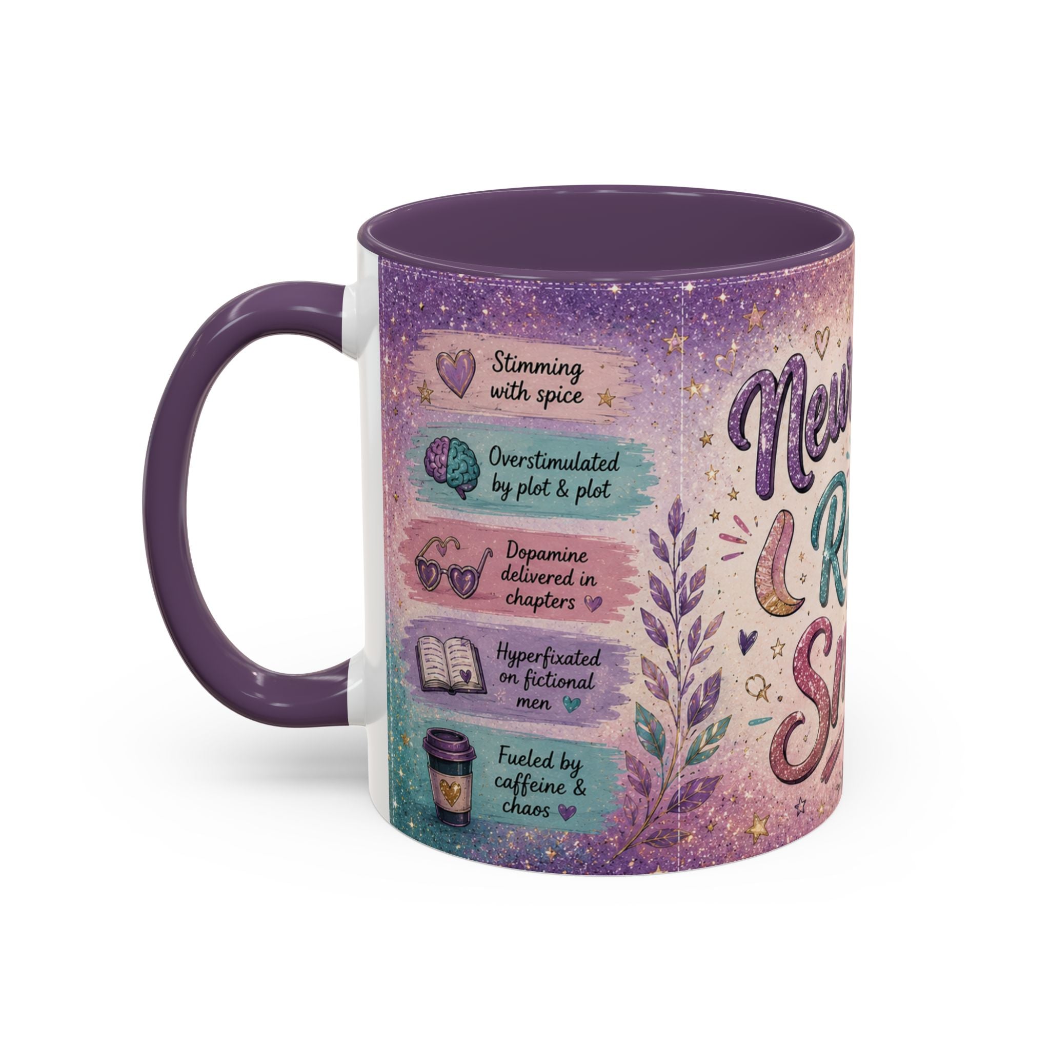 Neurospicy & Reading Smut Mug 📚 | Cozy Booktok Coffee Cup | NeuroVibe Shop™