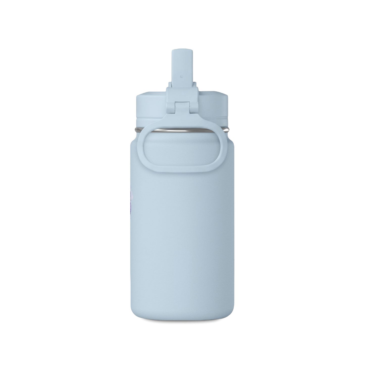 NeuroVibe Butterfly Mini Water Bottle | Kids Back-to-School Drink Bottle | Purple Teal School Hydration Bottle