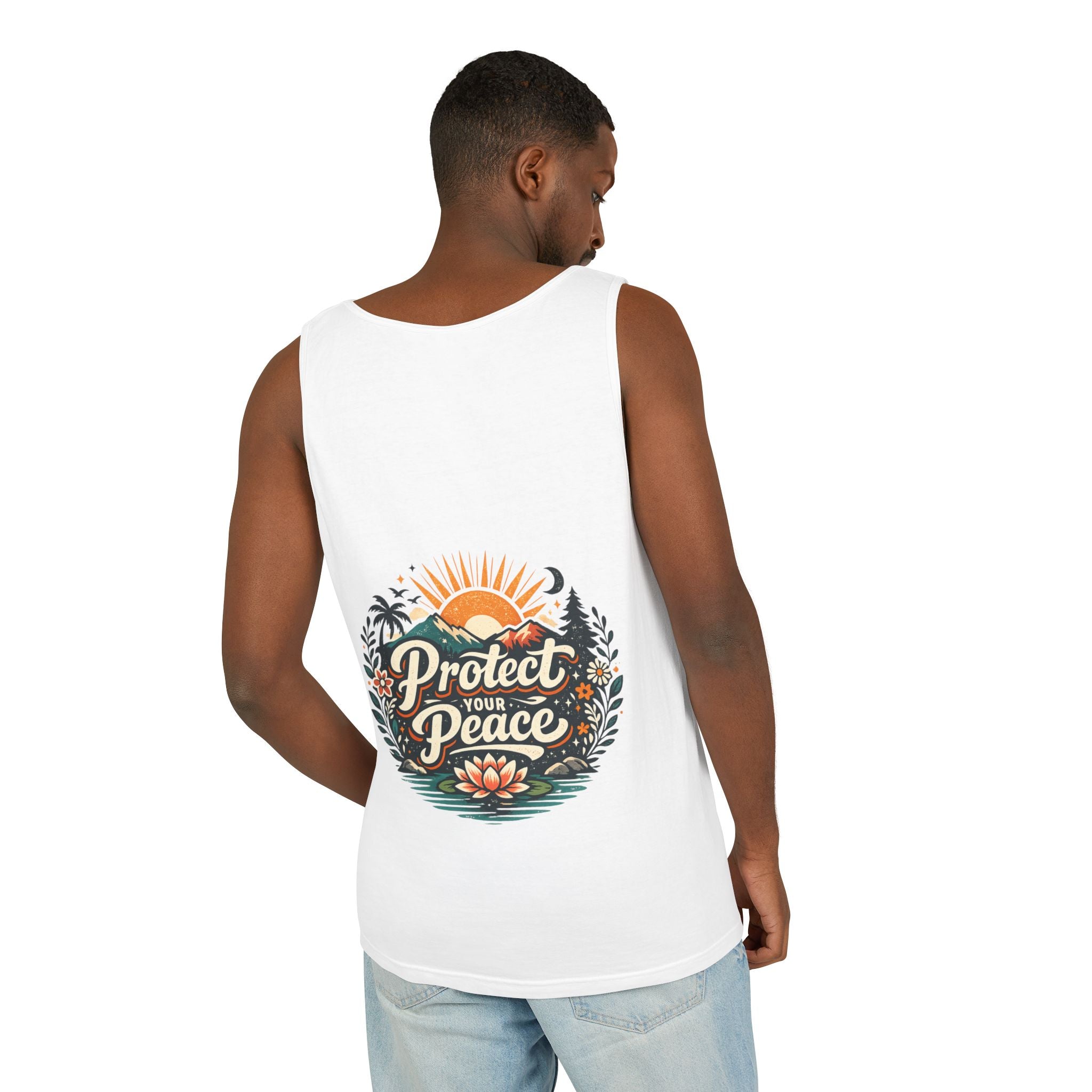 Healing Isn’t Linear Tank Top | Mental Health Awareness Shirt | NeuroVibe Shop™