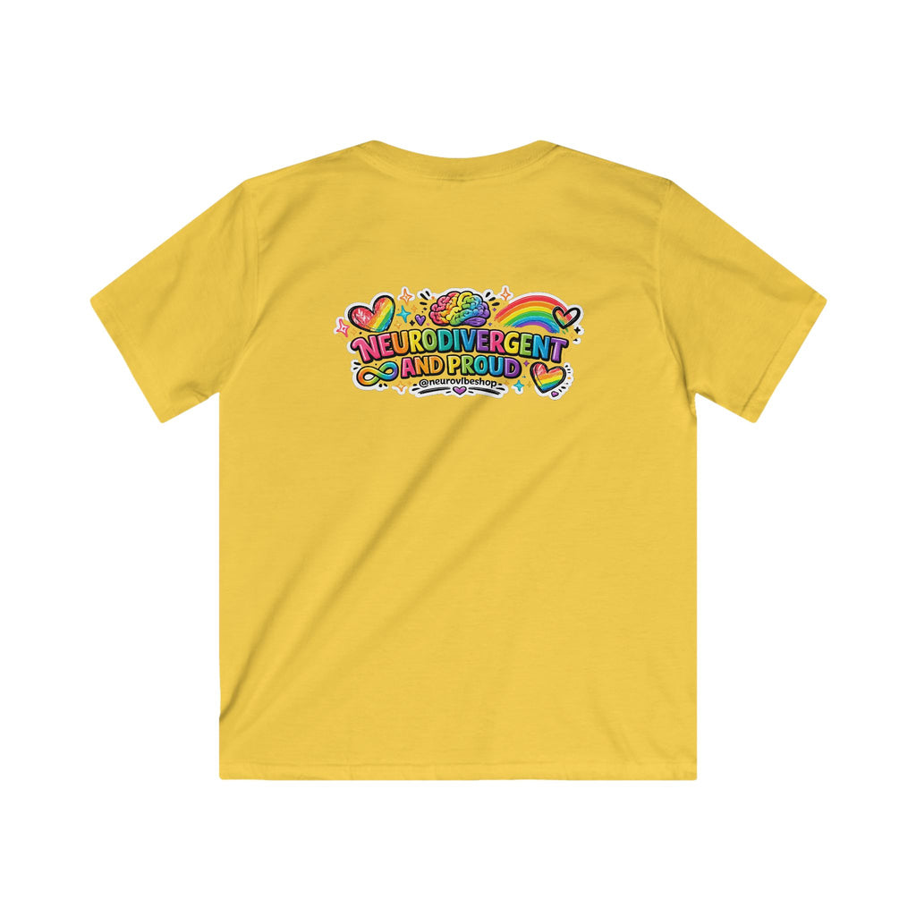 Kids Back to School Sunshine Tee | Ready to Shine School Shirt | Neurodivergent Pride Apparel | Colorful First Day of School T-Shirt ☀️📚🌈🦋