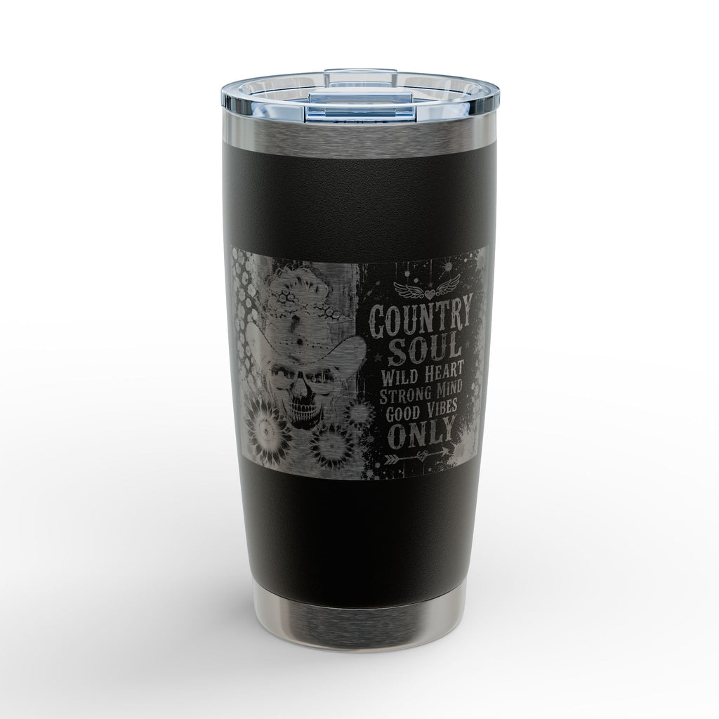 20oz Wild Heart Strong Mind Engraved Tumbler ✨ | Country Soul Cup | NeuroVibe Shop™
