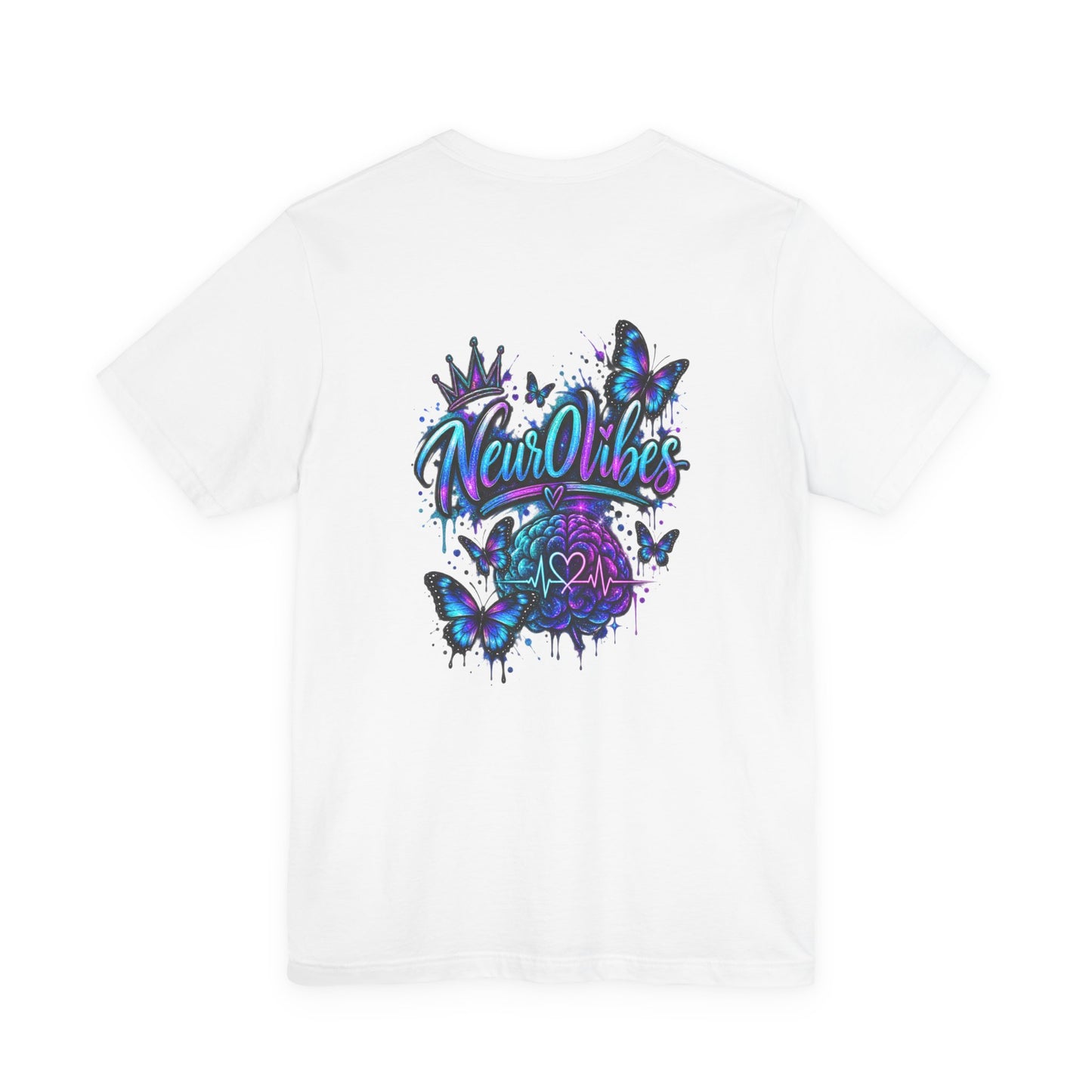 Neur0Vibes Messy Hair Big Dreams Graphic Tee | Neurodivergent Statement Shirt