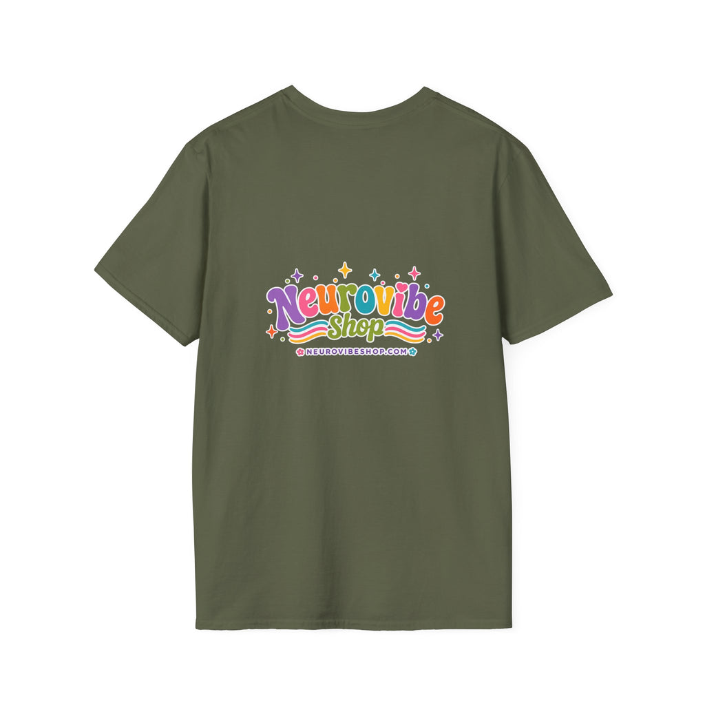 Neurospicy Rainbow T-Shirt | Neurodiversity Pride Shirt | ADHD Autism Awareness Tee | Colorful Neurodivergent Graphic T-Shirt | LGBTQ+ Inclusive Neurospicy Apparel