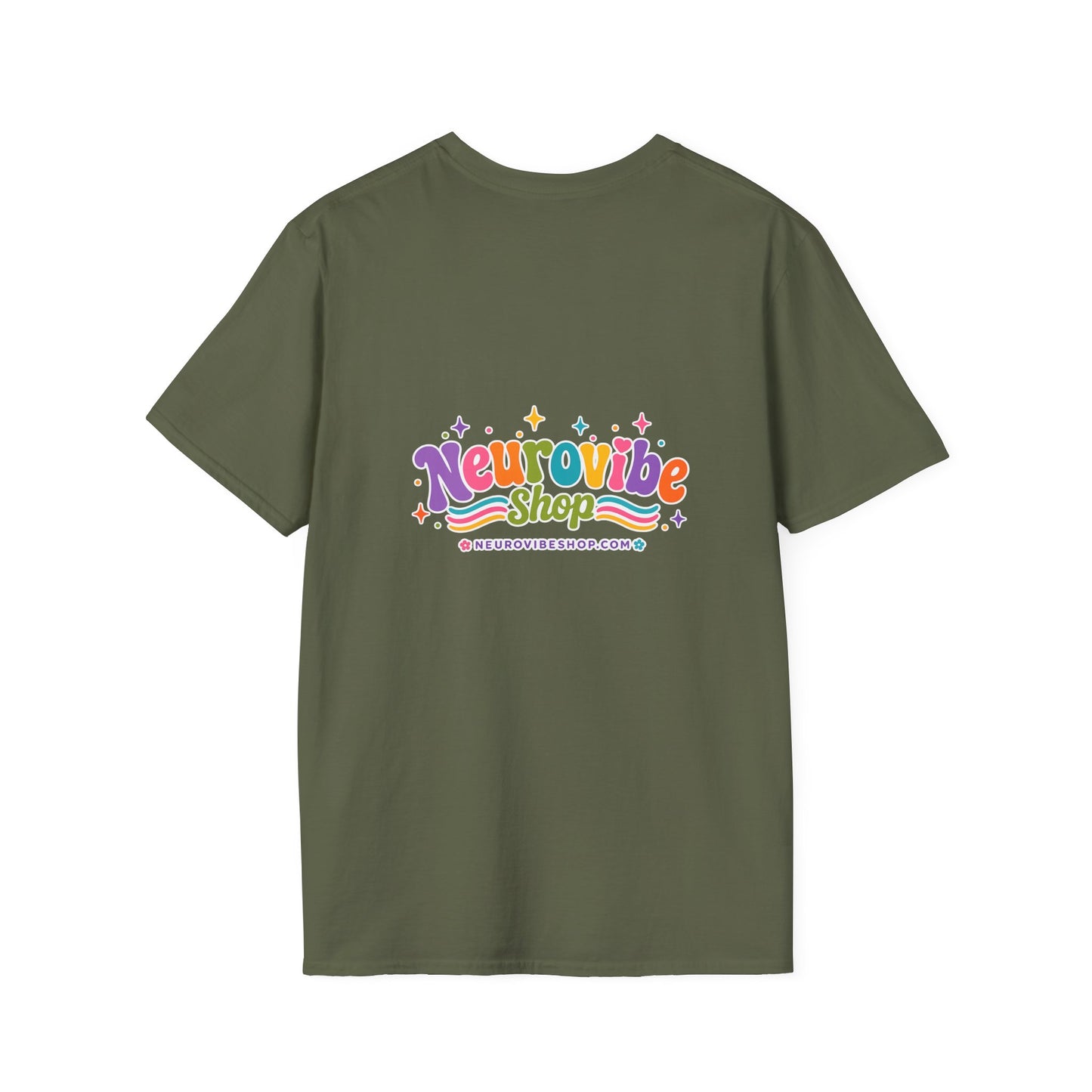 Neurospicy Rainbow T-Shirt | Neurodiversity Pride Shirt | ADHD Autism Awareness Tee | Colorful Neurodivergent Graphic T-Shirt | LGBTQ+ Inclusive Neurospicy Apparel