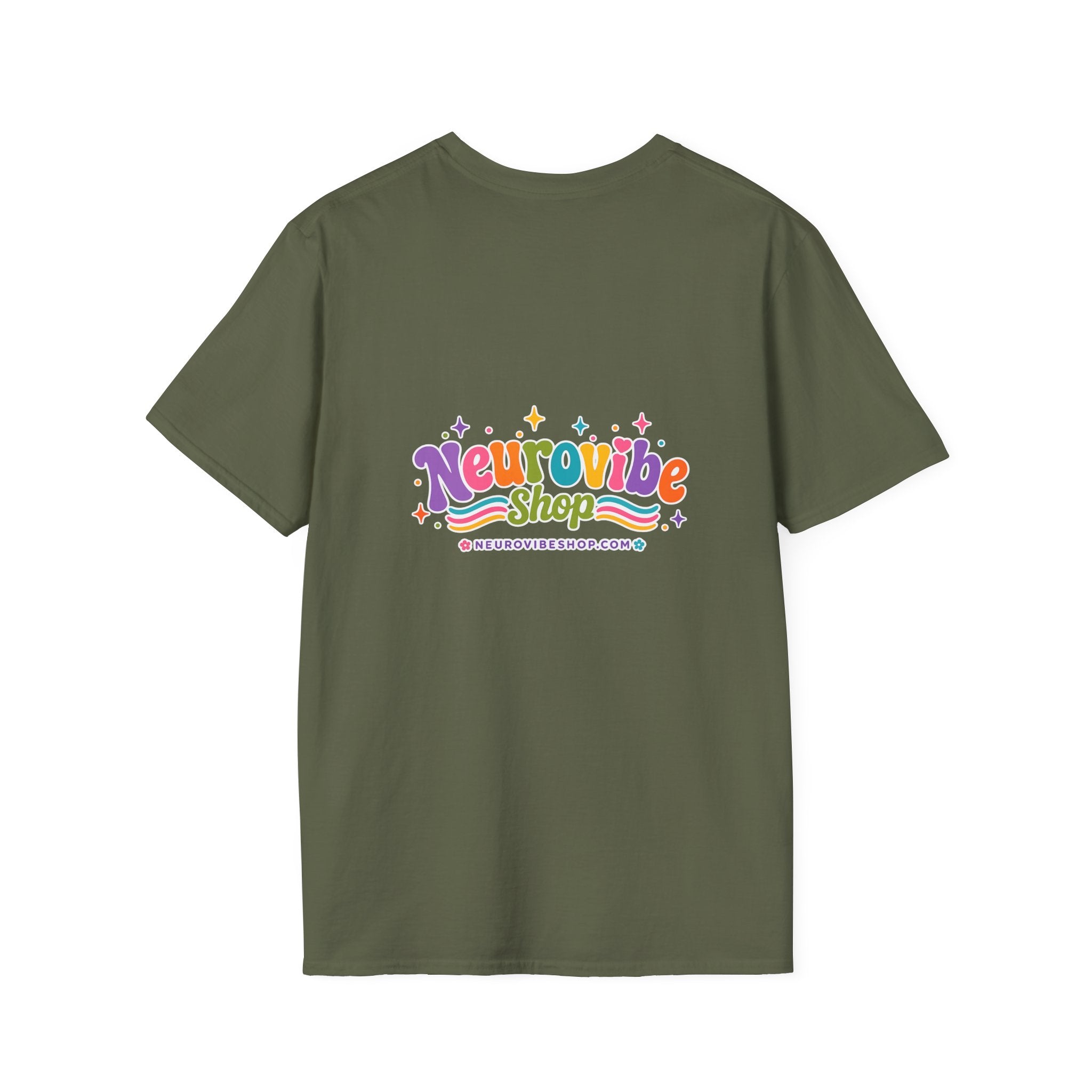 Neurospicy Rainbow T-Shirt | Neurodiversity Pride Shirt | ADHD Autism Awareness Tee | Colorful Neurodivergent Graphic T-Shirt | LGBTQ+ Inclusive Neurospicy Apparel