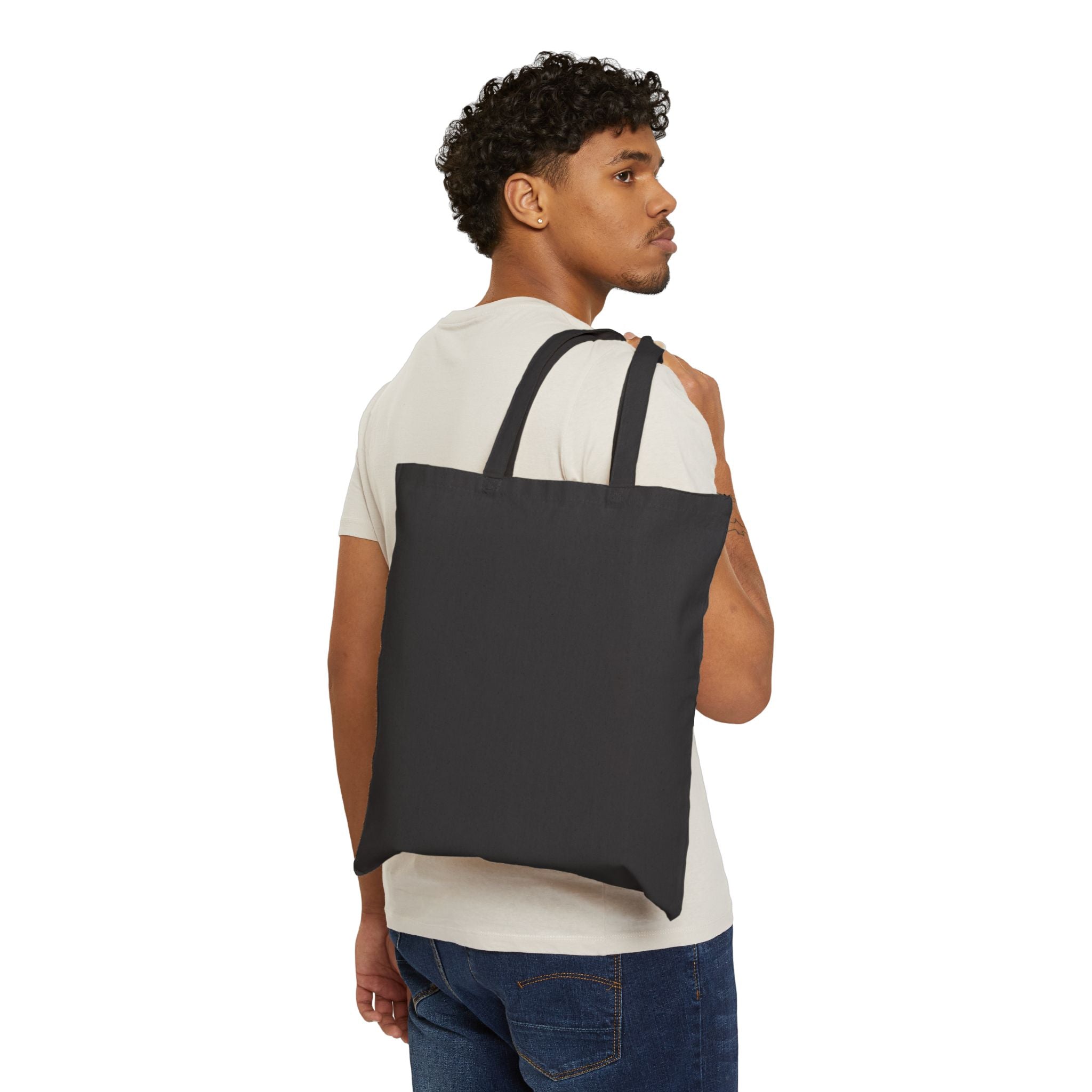 Currently on the Struggle Bus Tote Bag ✨ | Cotton Canvas Carryall | NeuroVibe Shop™